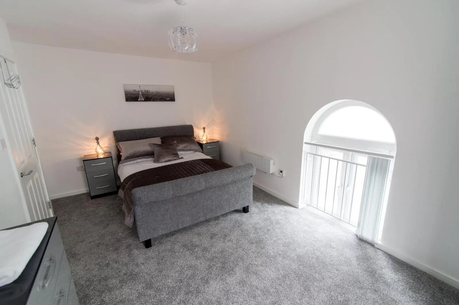 Bedroom, Bed in Nazarene apartments in Leeds