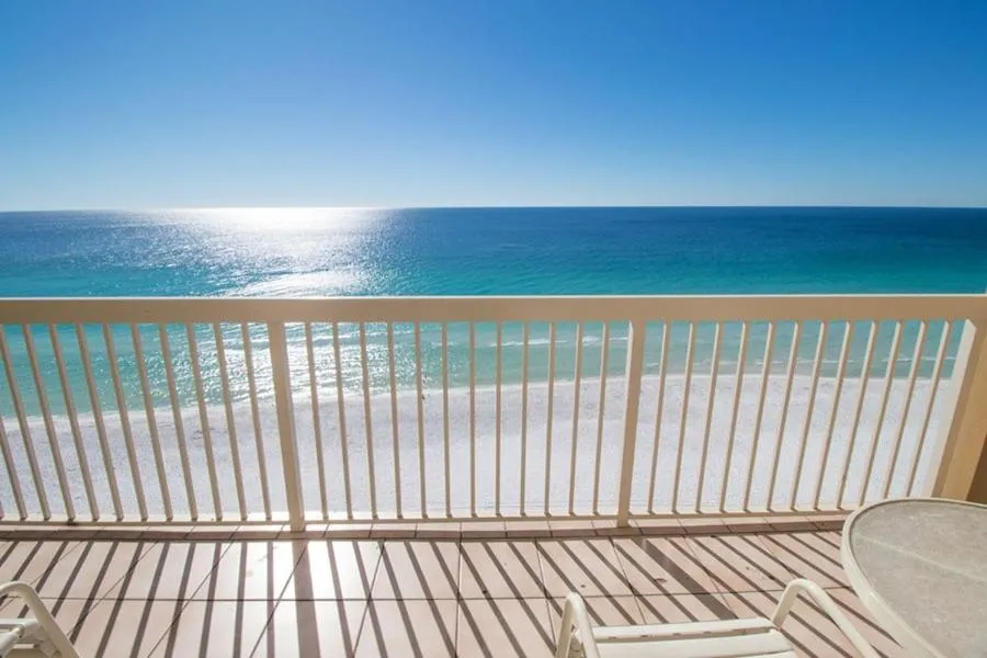 Balcony/Terrace in Pelican Beach 1504 by Pelican Beach Management