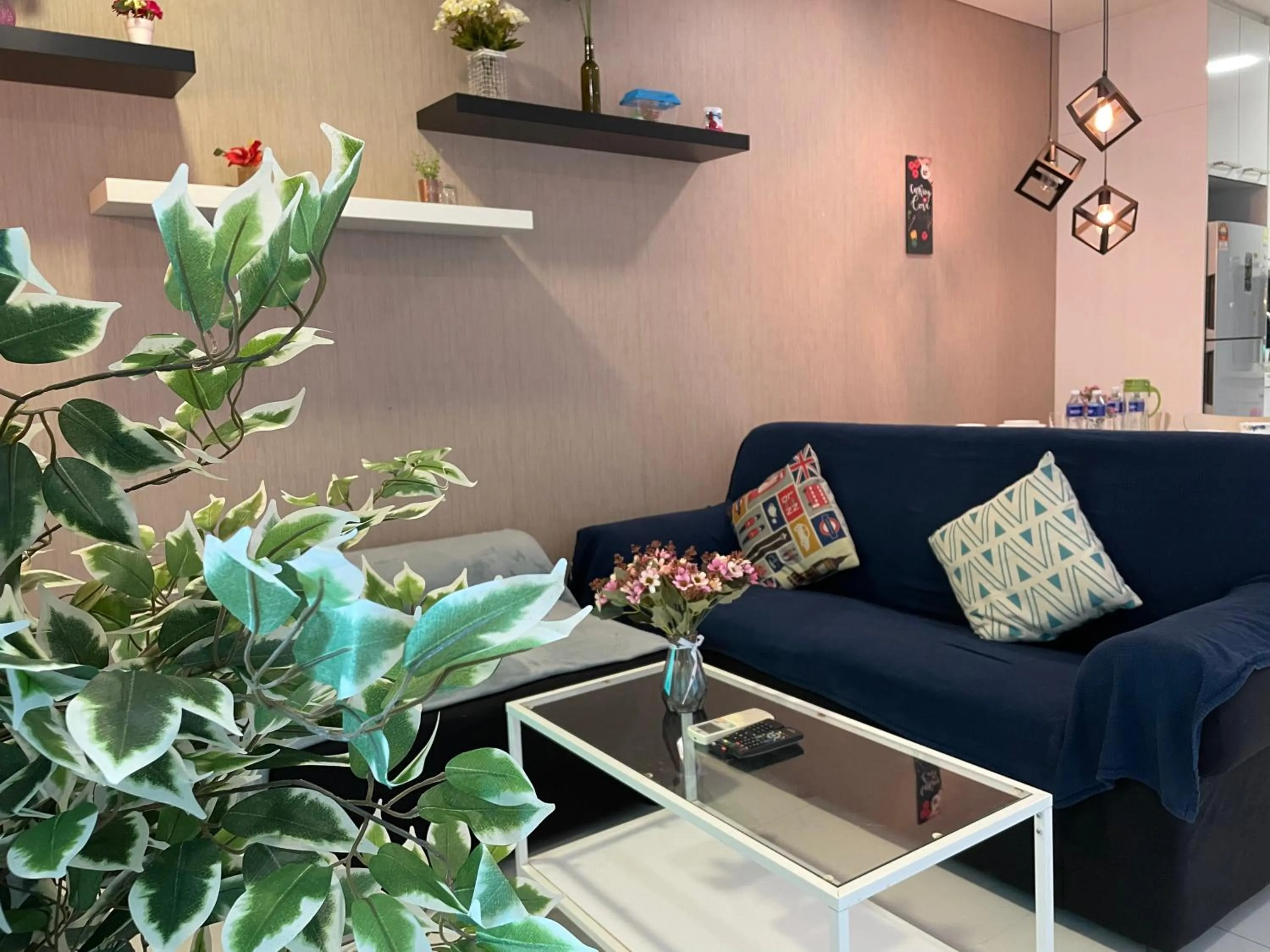 Seating area in Mercu Summer Suite KLCC by Minshuku