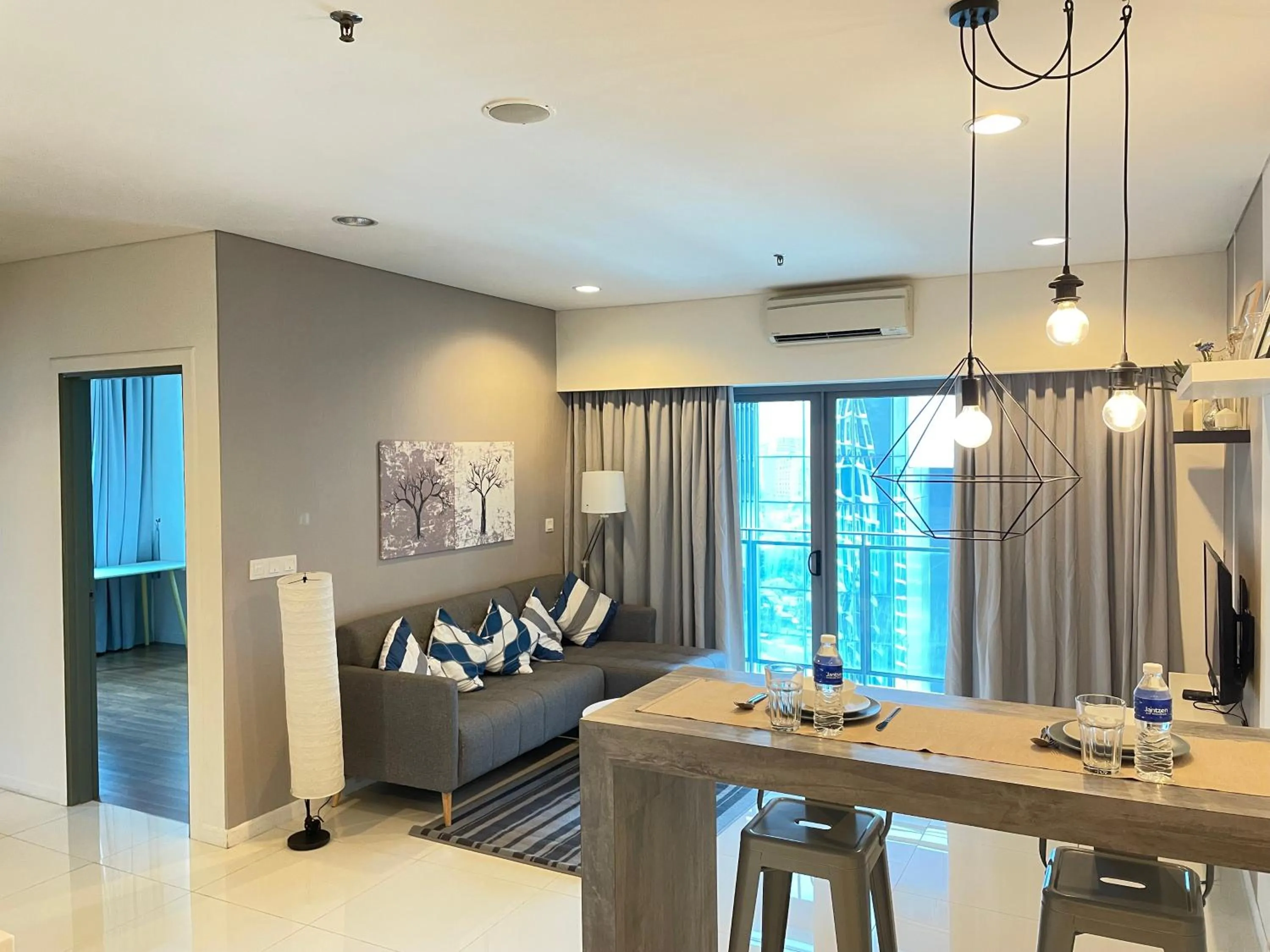 Living room in Mercu Summer Suite KLCC by Minshuku