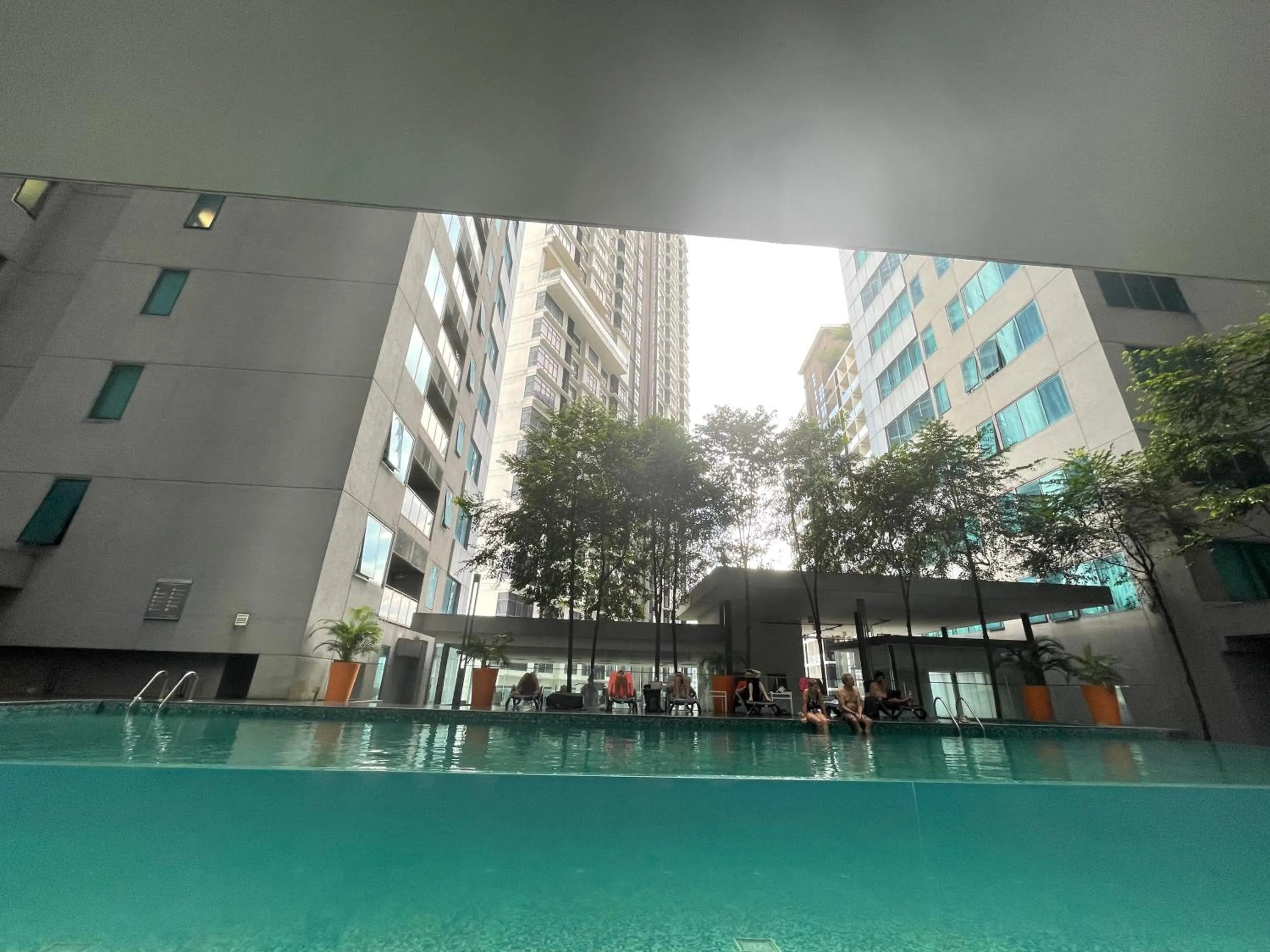 Swimming pool in Mercu Summer Suite KLCC by Minshuku
