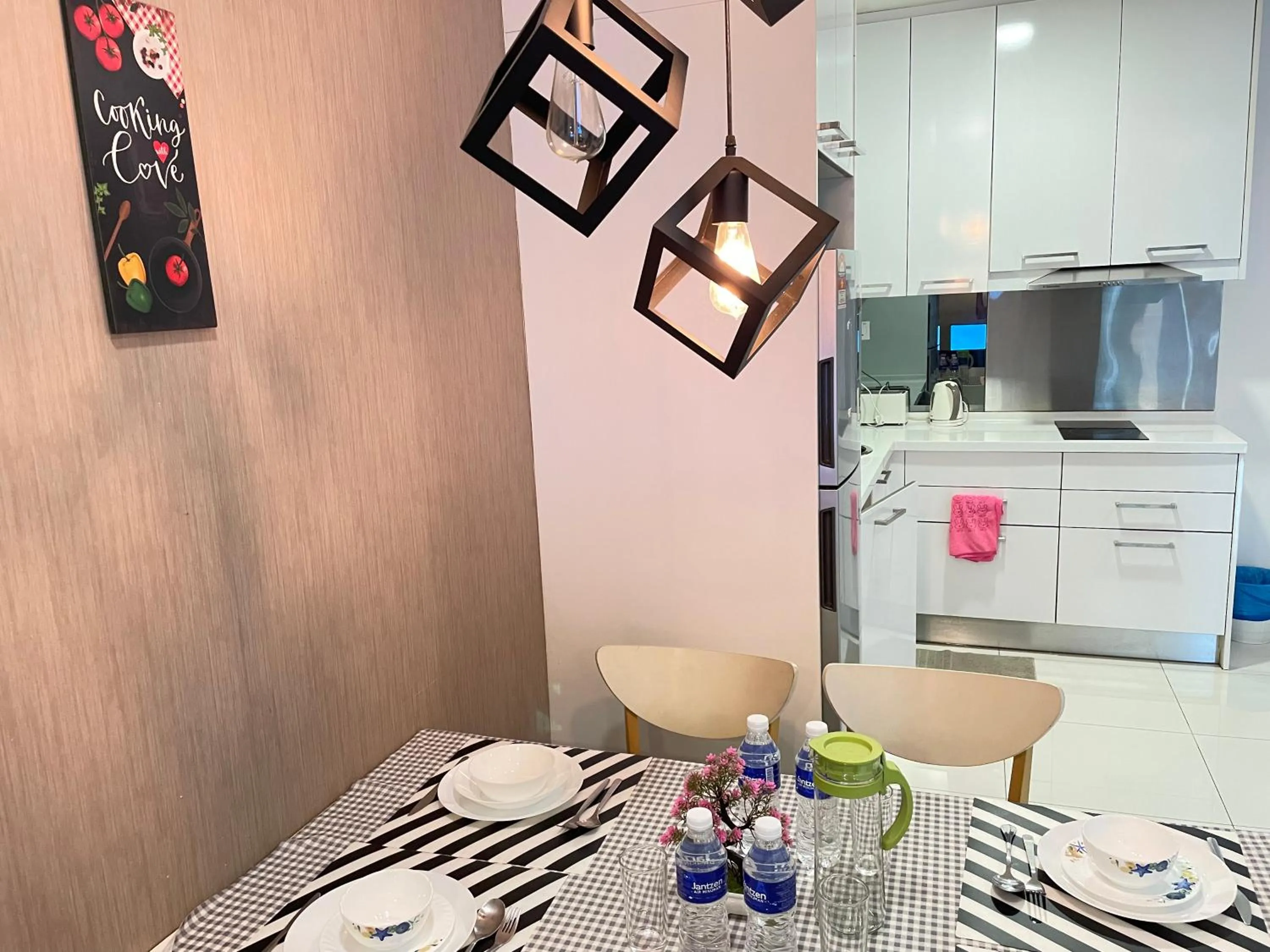 Dining area in Mercu Summer Suite KLCC by Minshuku