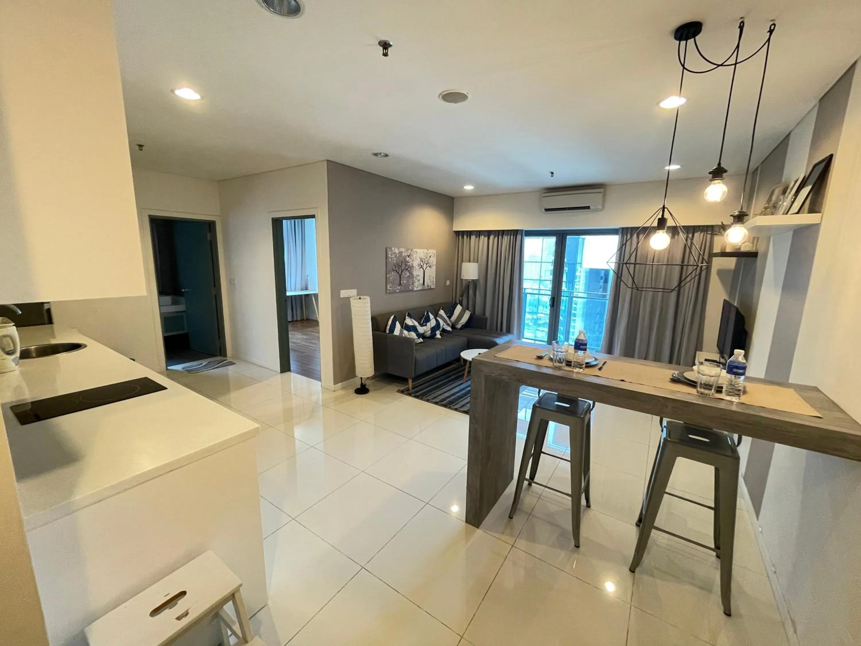 Kitchen or kitchenette in Mercu Summer Suite KLCC by Minshuku