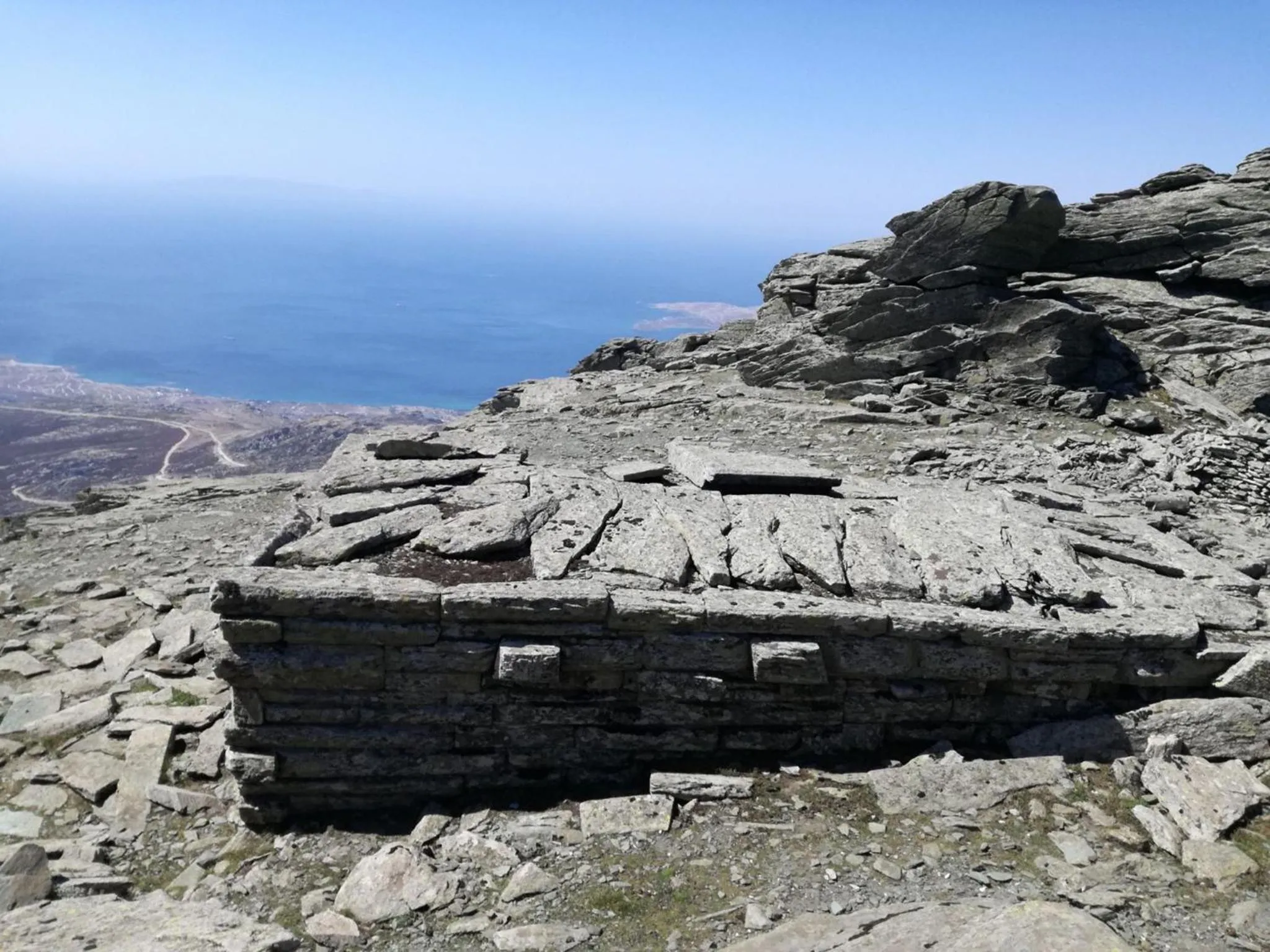 Natural landscape in Gikas Apartments Triple Studio Sea View B7