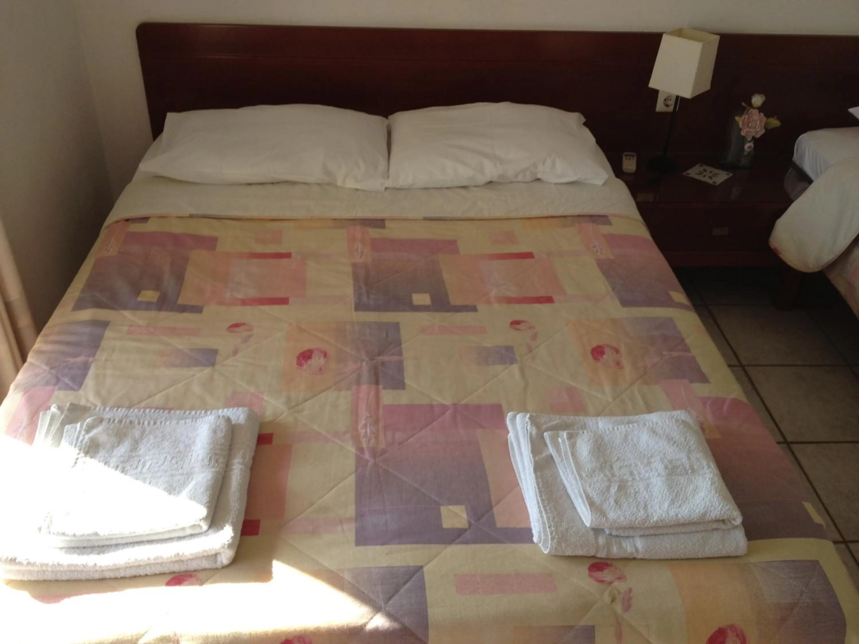 Bedroom, Bed in Gikas Apartments Triple Studio Sea View B7