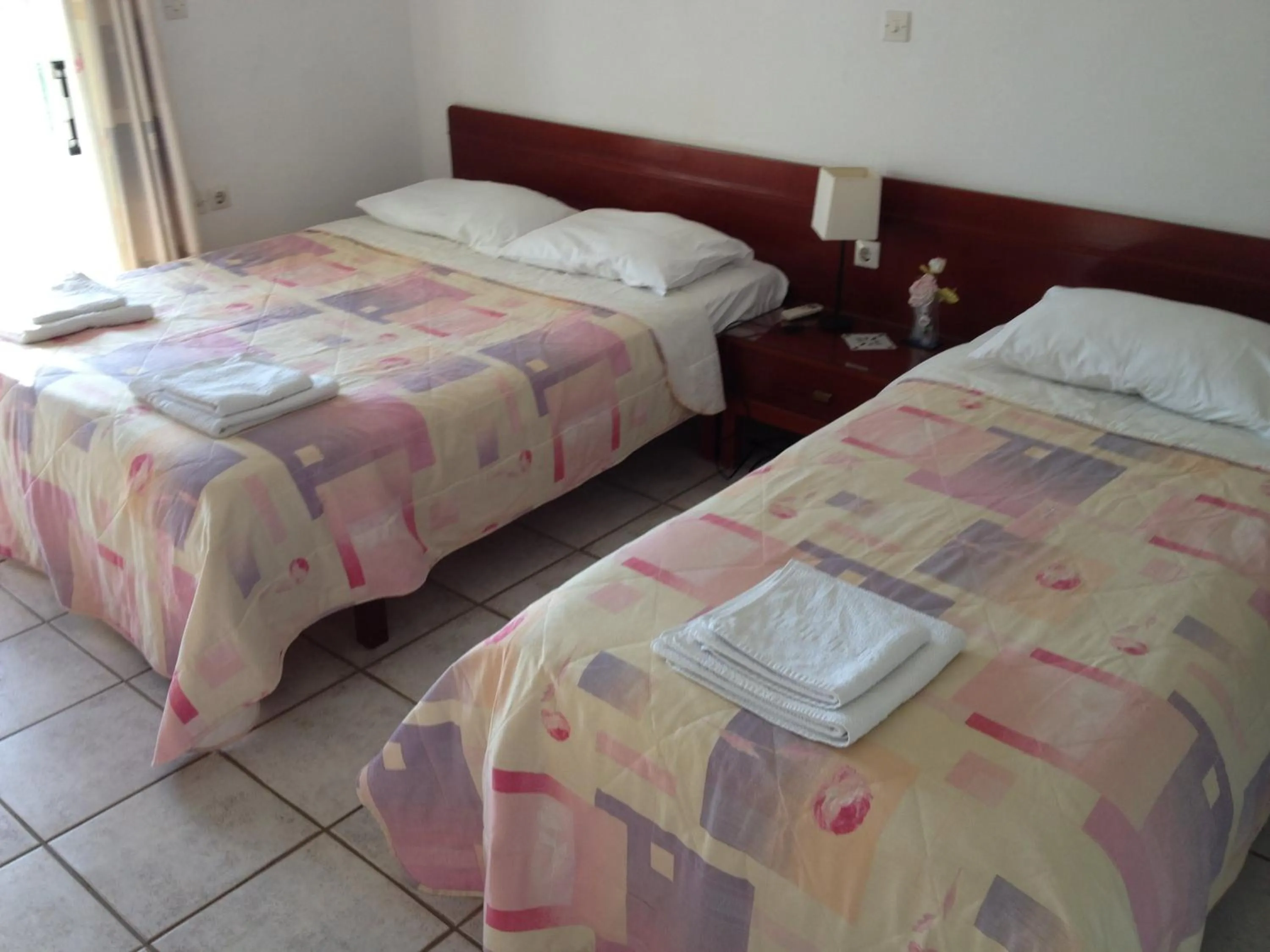 Kitchen or kitchenette, Bed in Gikas Apartments Triple Studio Sea View B7