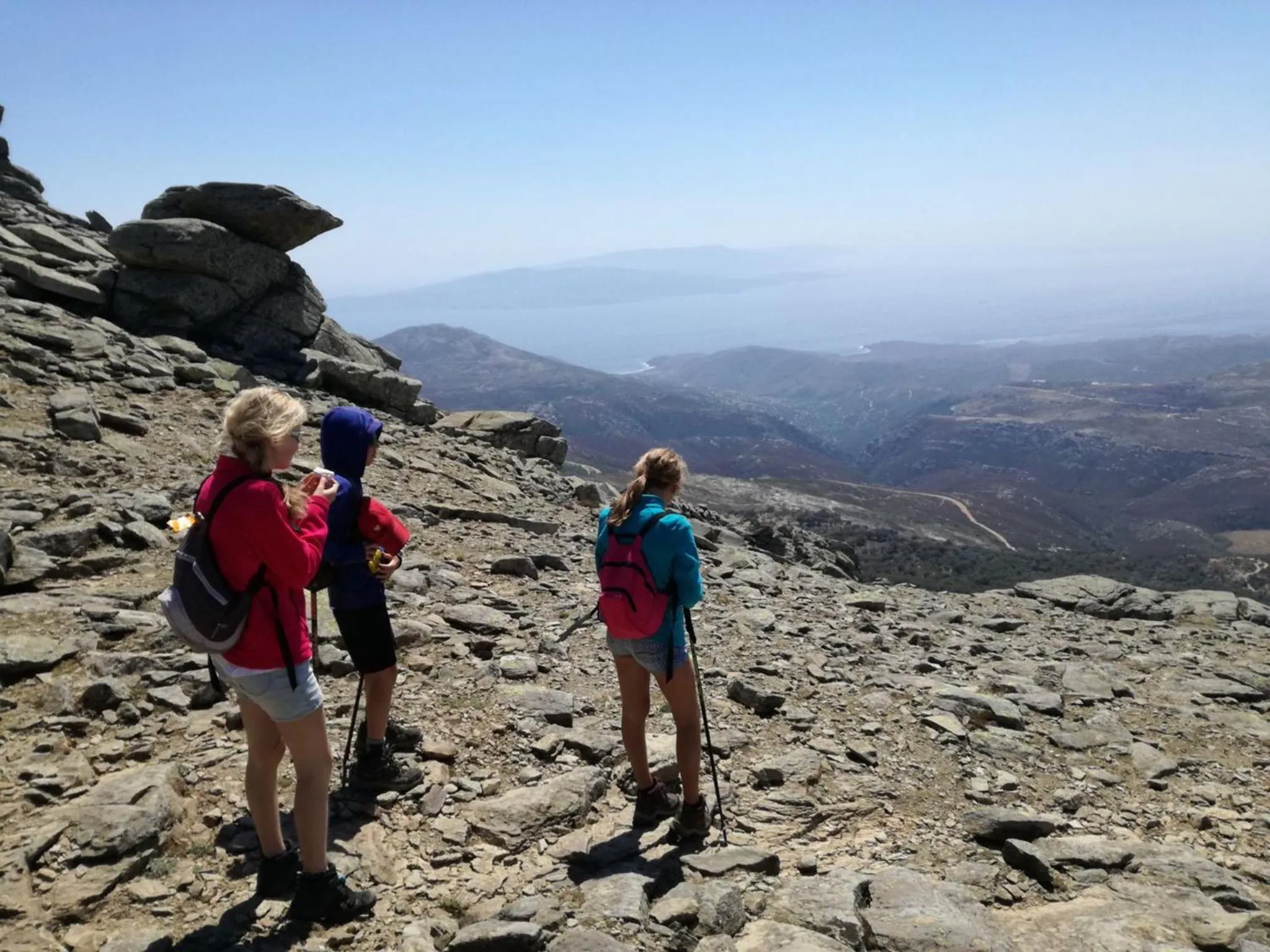 Hiking in Gikas Apartments Triple Studio Sea View B7