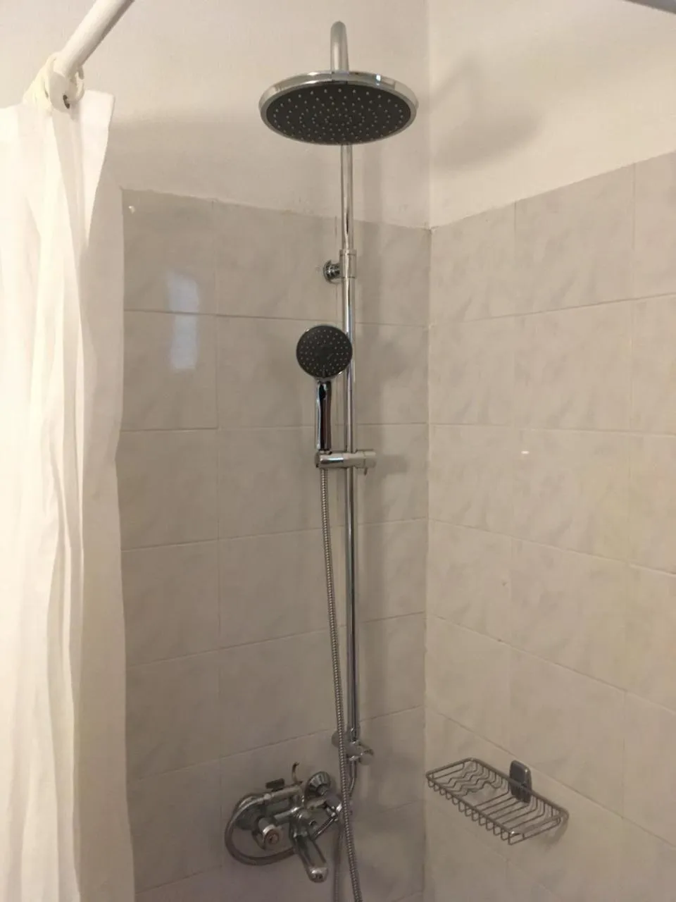 Shower in Gikas Apartments Triple Studio Sea View B7
