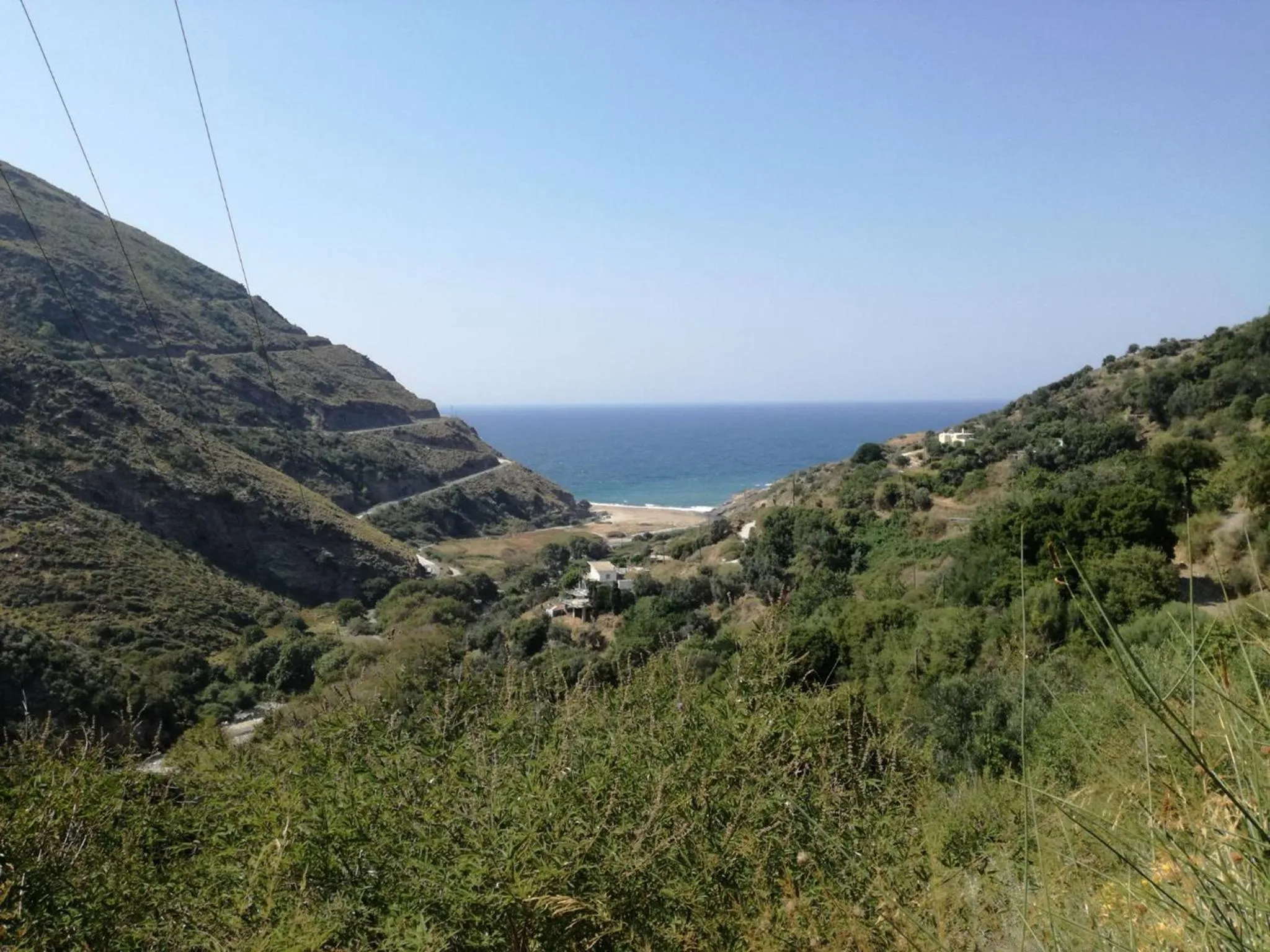 Beach in Gikas Apartments Triple Studio Sea View B7