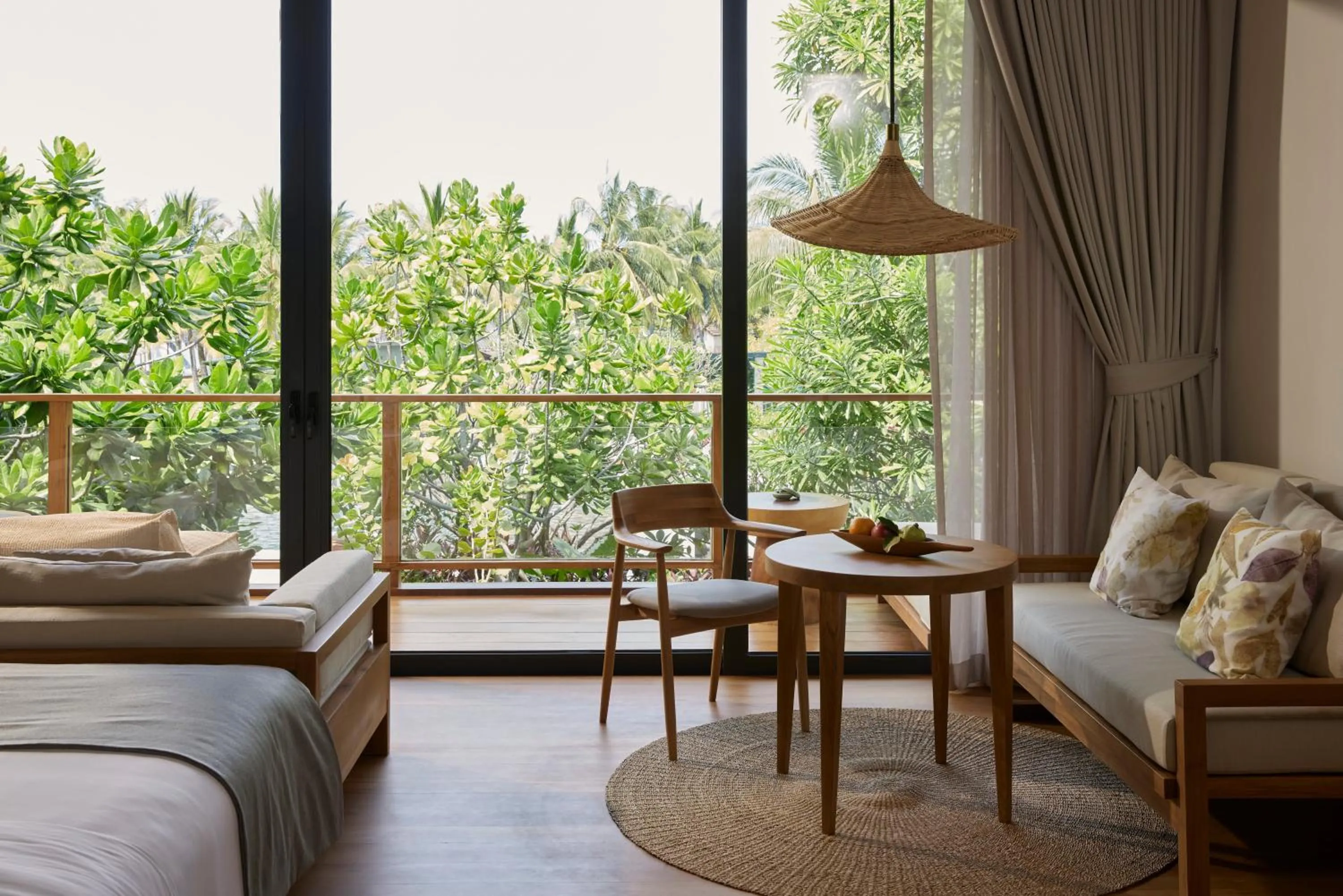 View (from property/room), Bed in The Retreat Koh Chang, an SLH Hotel