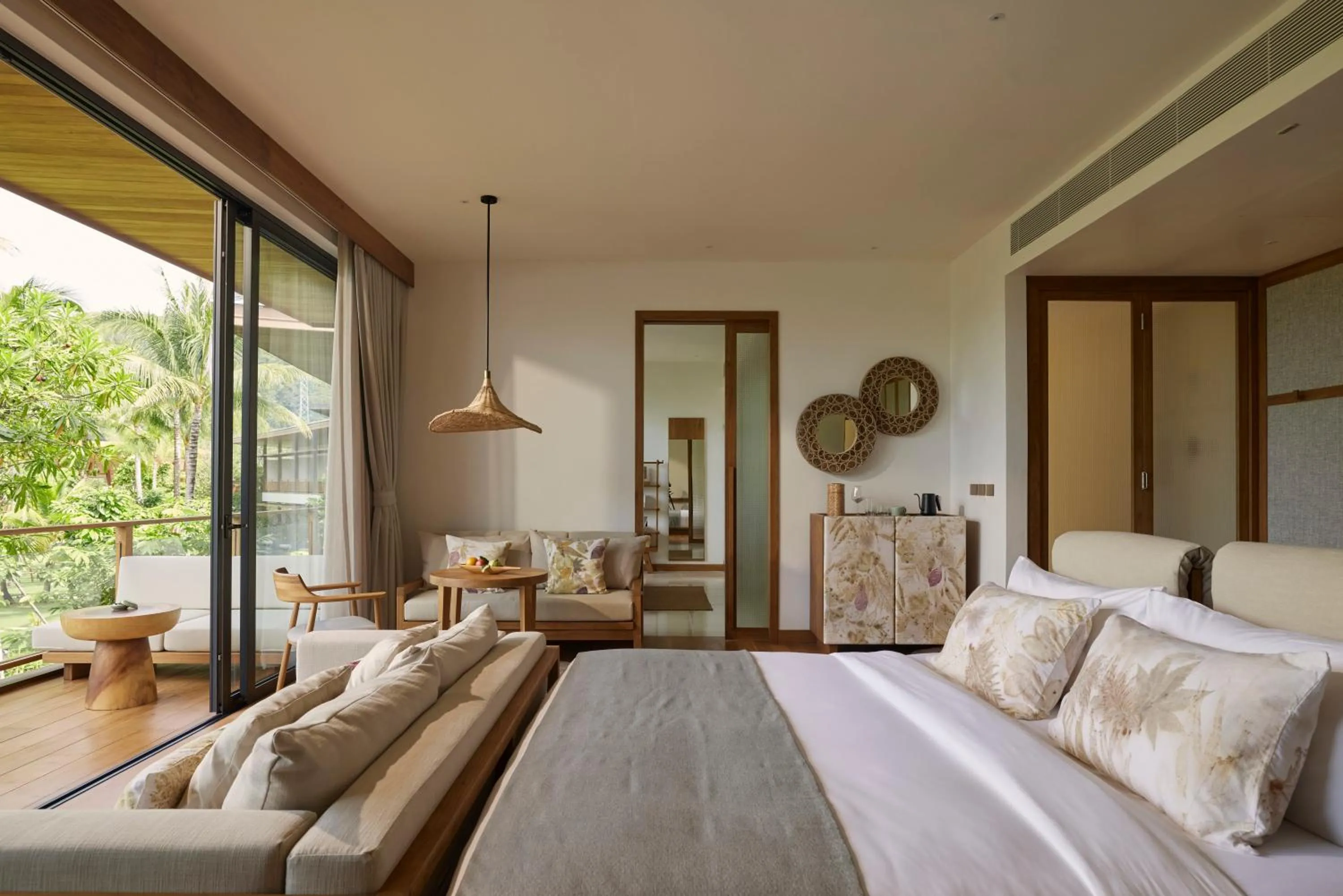 Bed in The Retreat Koh Chang, an SLH Hotel