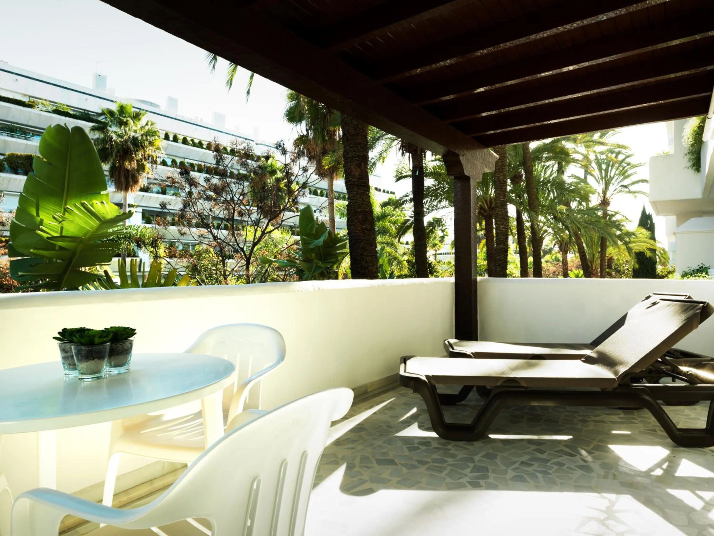 Balcony/Terrace in Aparthotel Monarque Sultán
