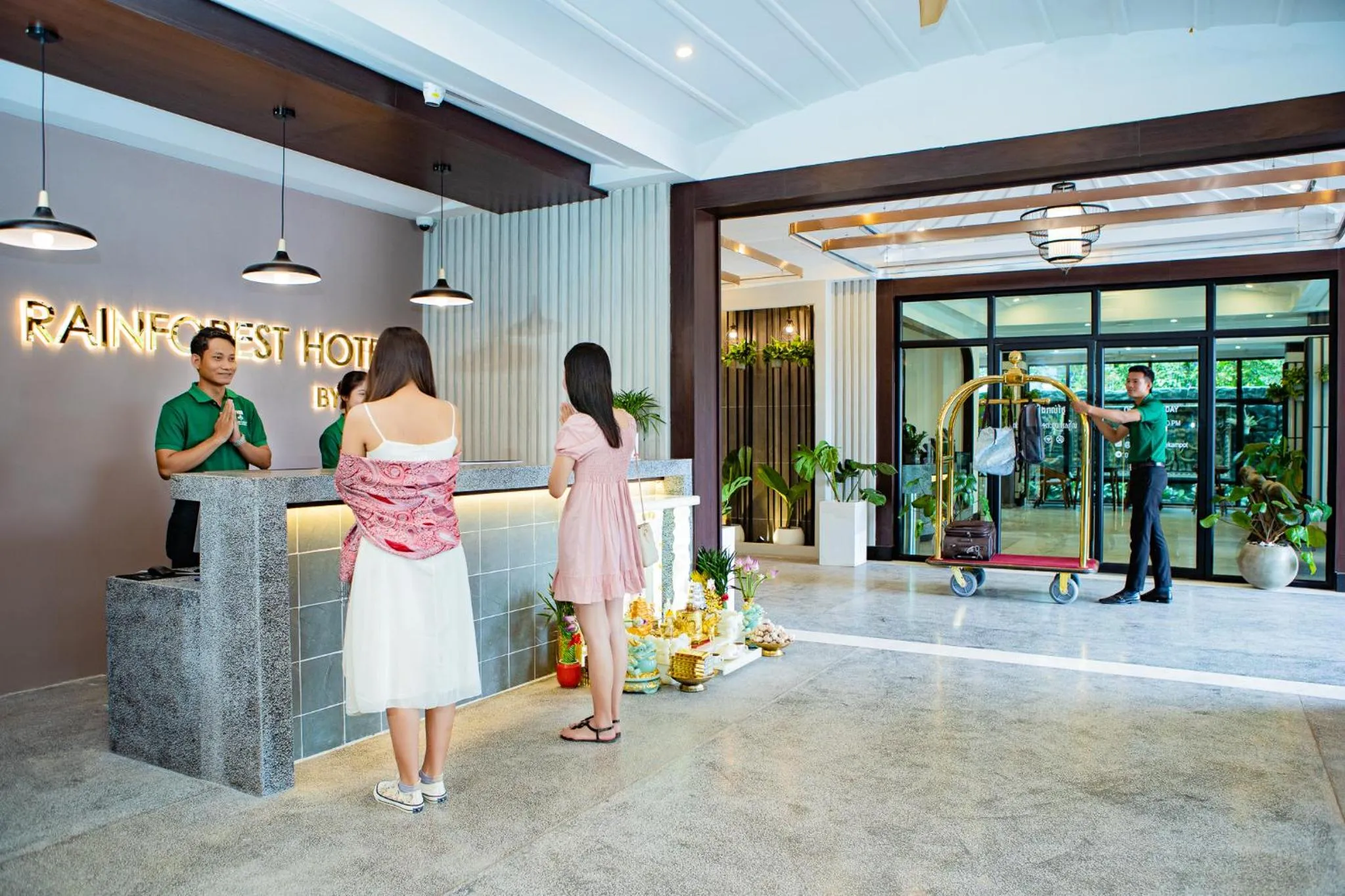 Lobby or reception in Rainforest Hotel by NSUN