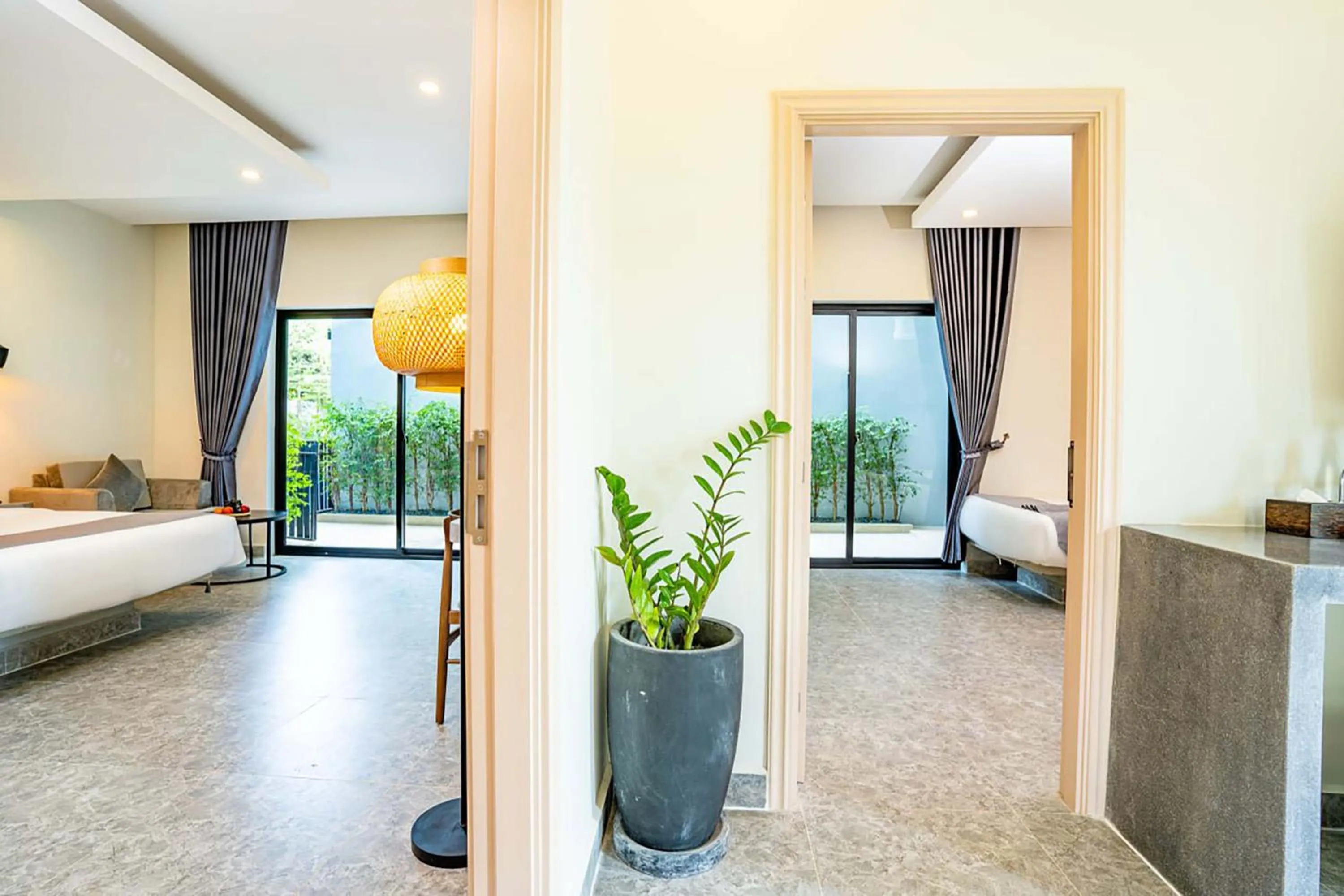 Bedroom, Bed in Rainforest Hotel by NSUN