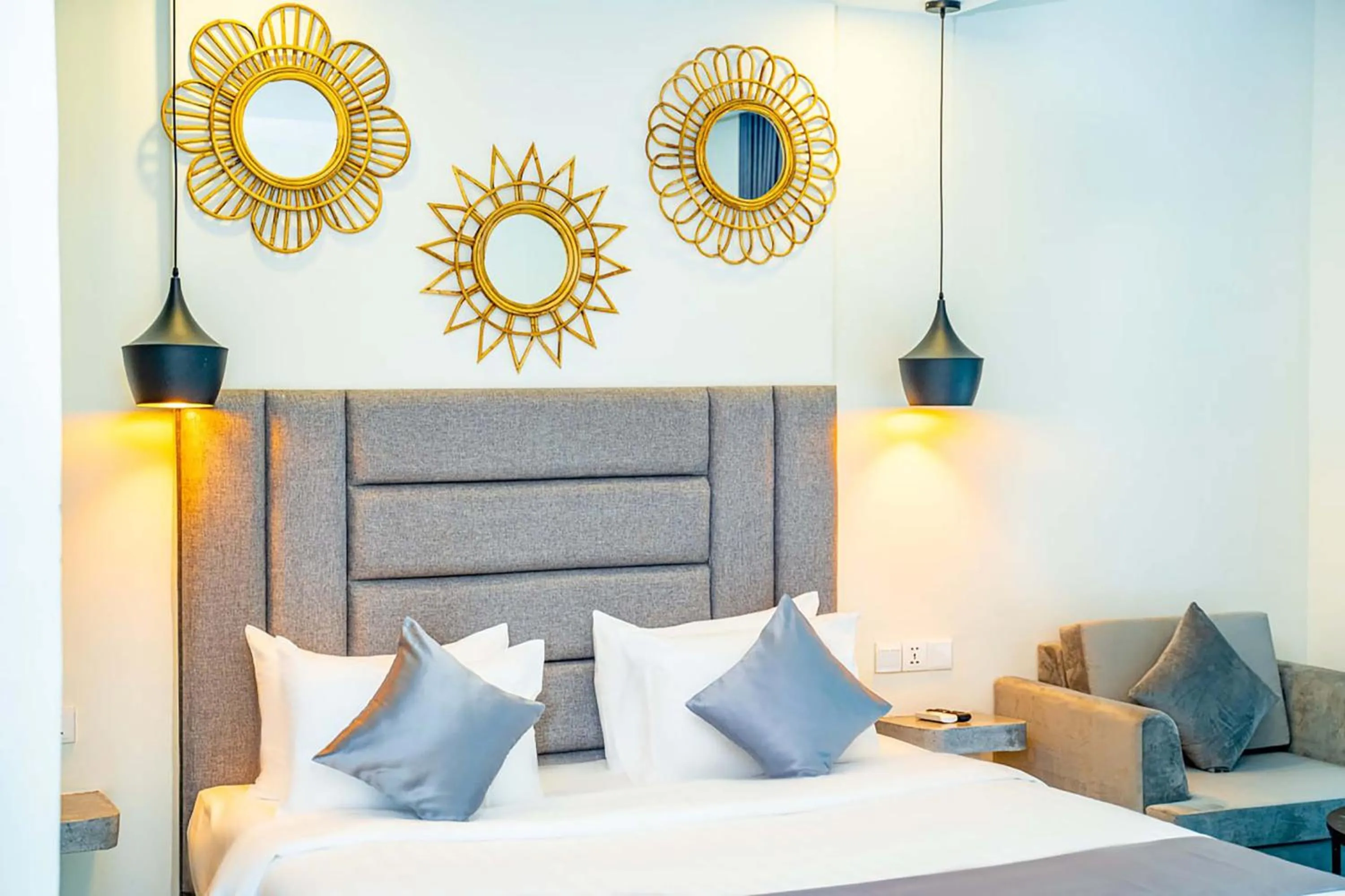 Bedroom, Bed in Rainforest Hotel by NSUN