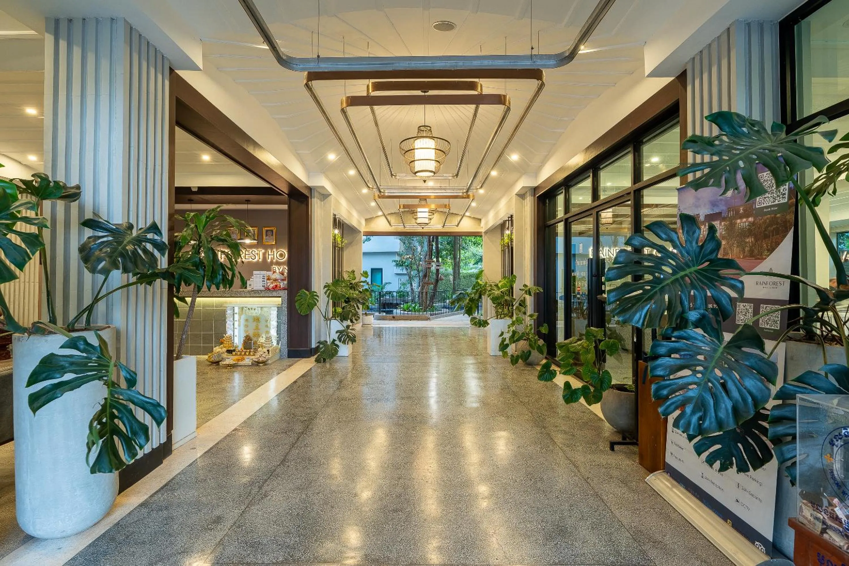 Lobby or reception in Rainforest Hotel by NSUN