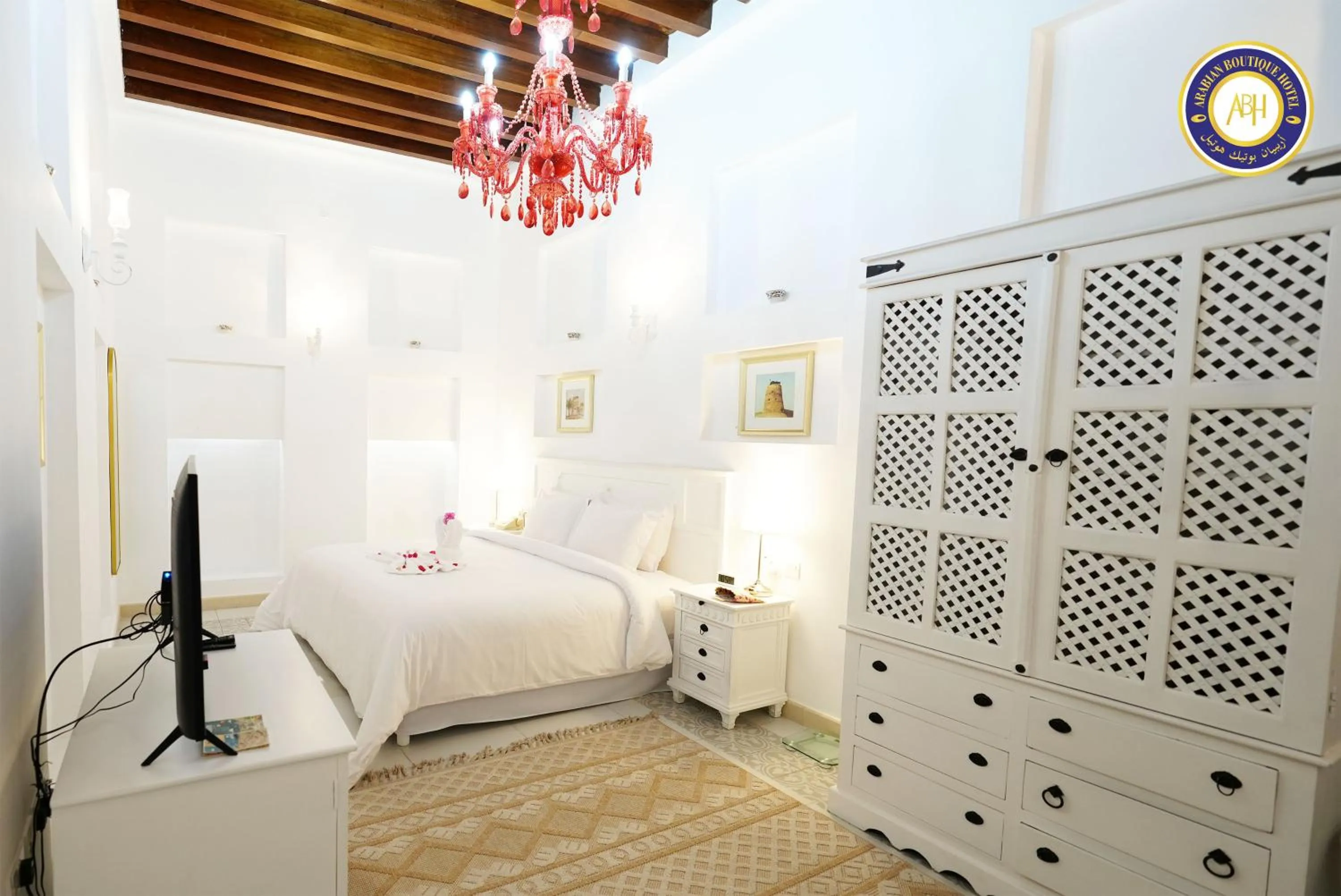 Bed in Arabian Boutique Hotel