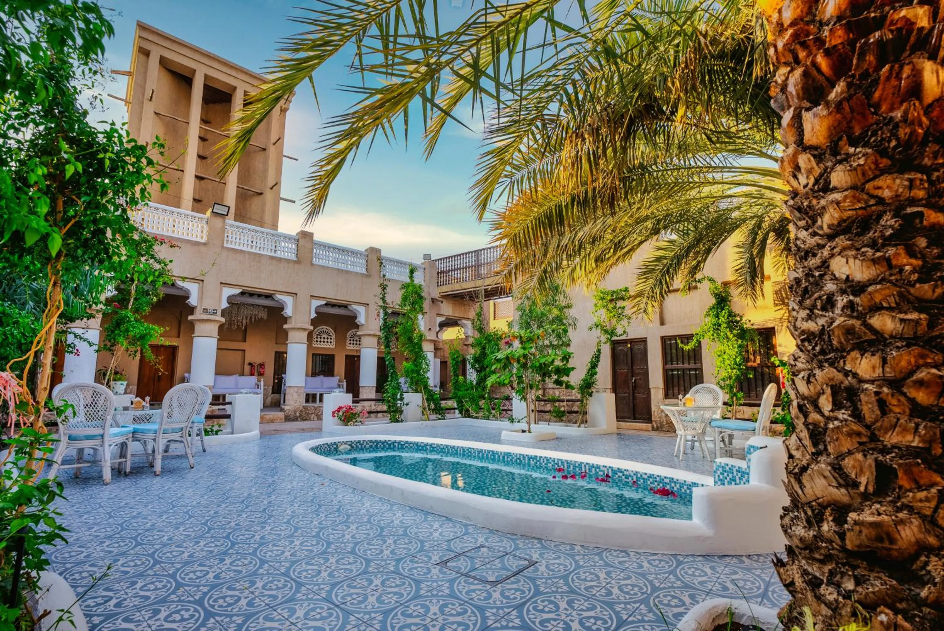 Garden in Arabian Boutique Hotel