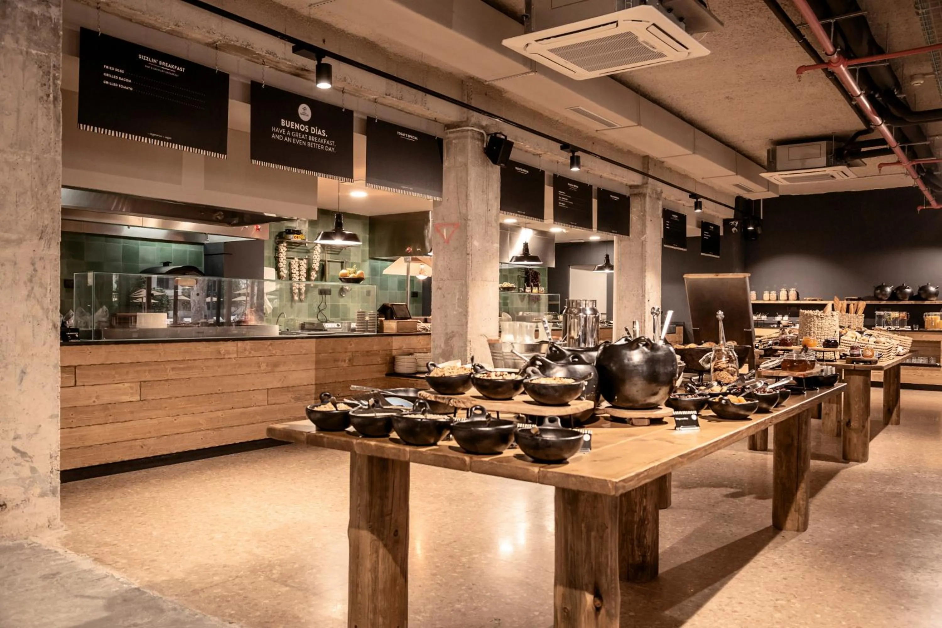 Buffet breakfast in Caramelo Palma Beach