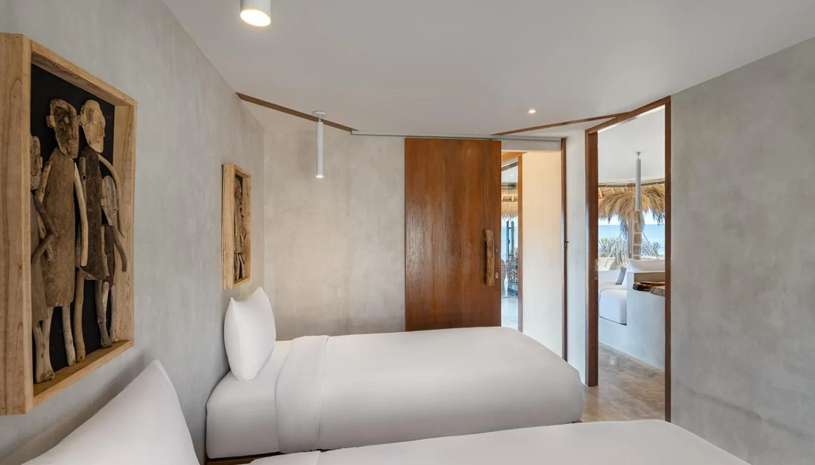 Bedroom, Bed in Bleu MATHIS Gili Asahan