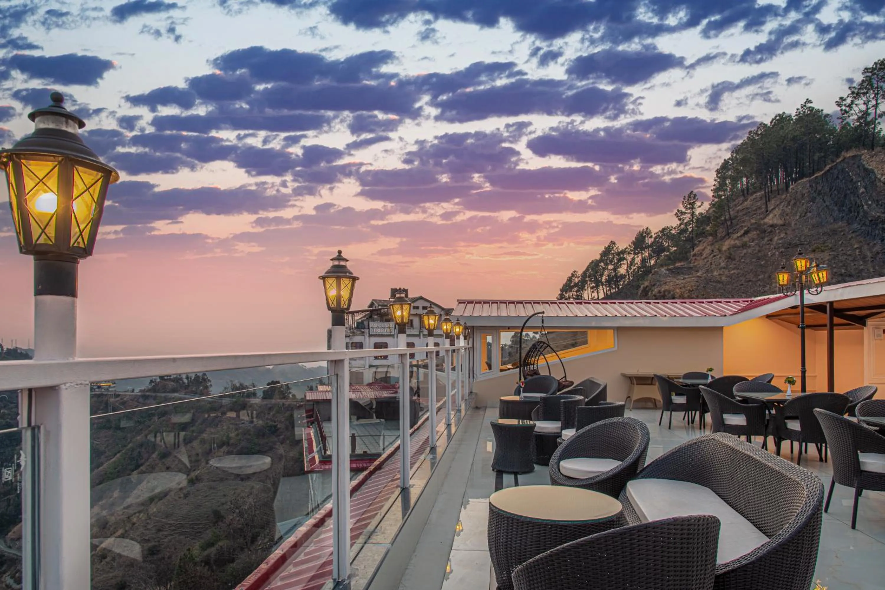 Balcony/Terrace in AnantVilas Shimla Hills