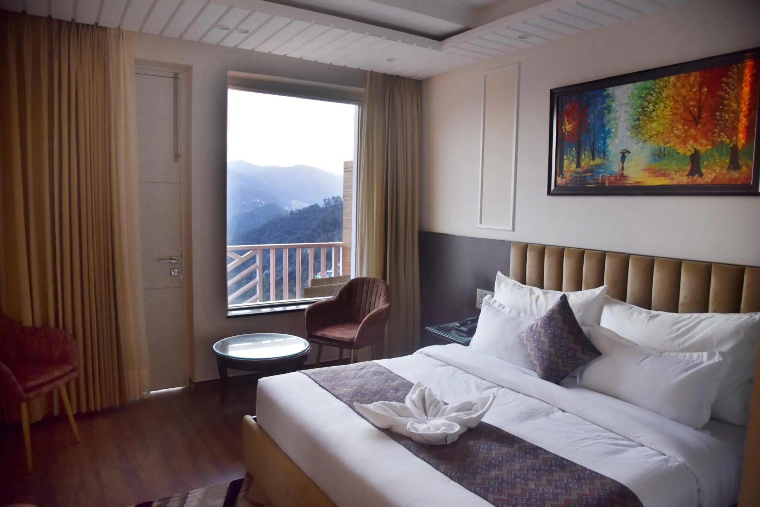 View (from property/room), Bed in AnantVilas Shimla Hills