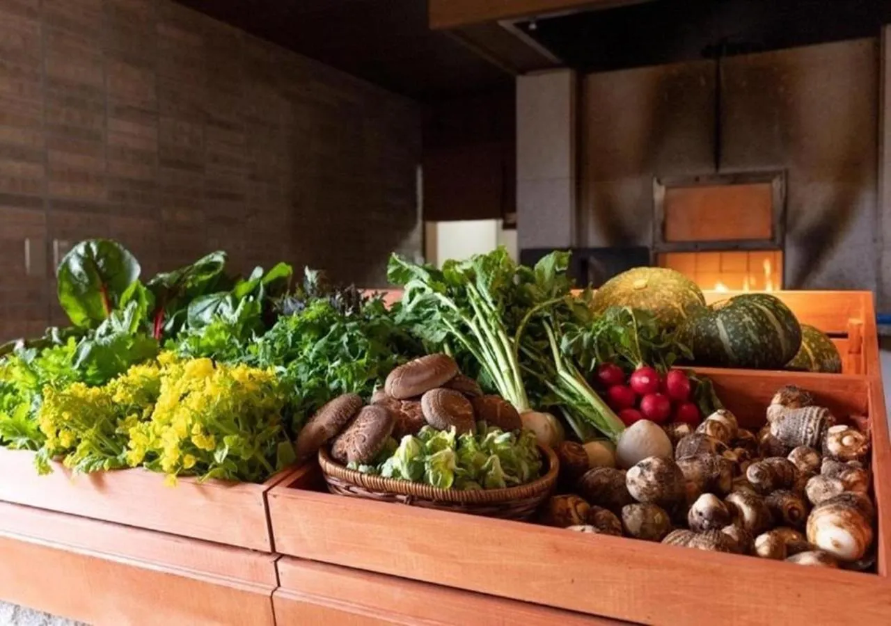 Food in glampark Keburikawa Kyoto