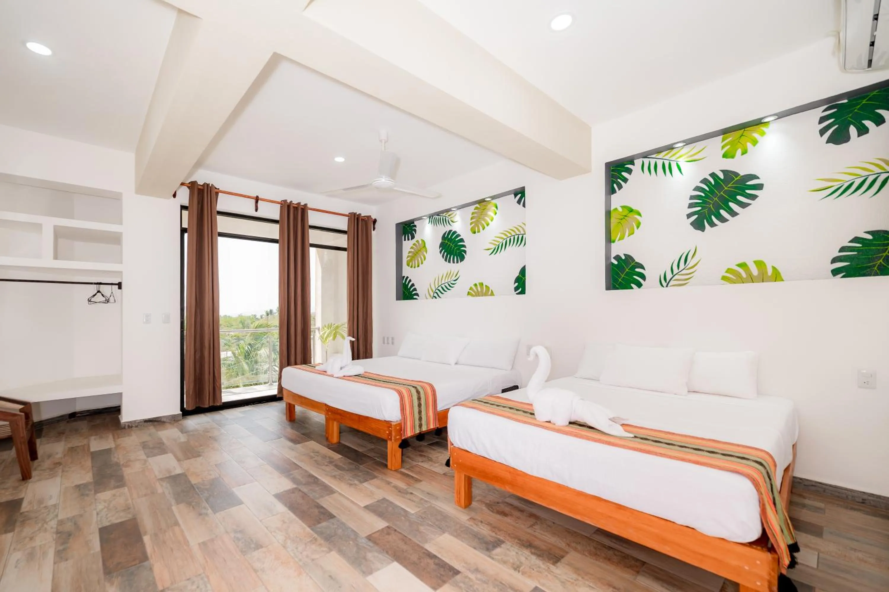 Bed in Hotel Axolotl