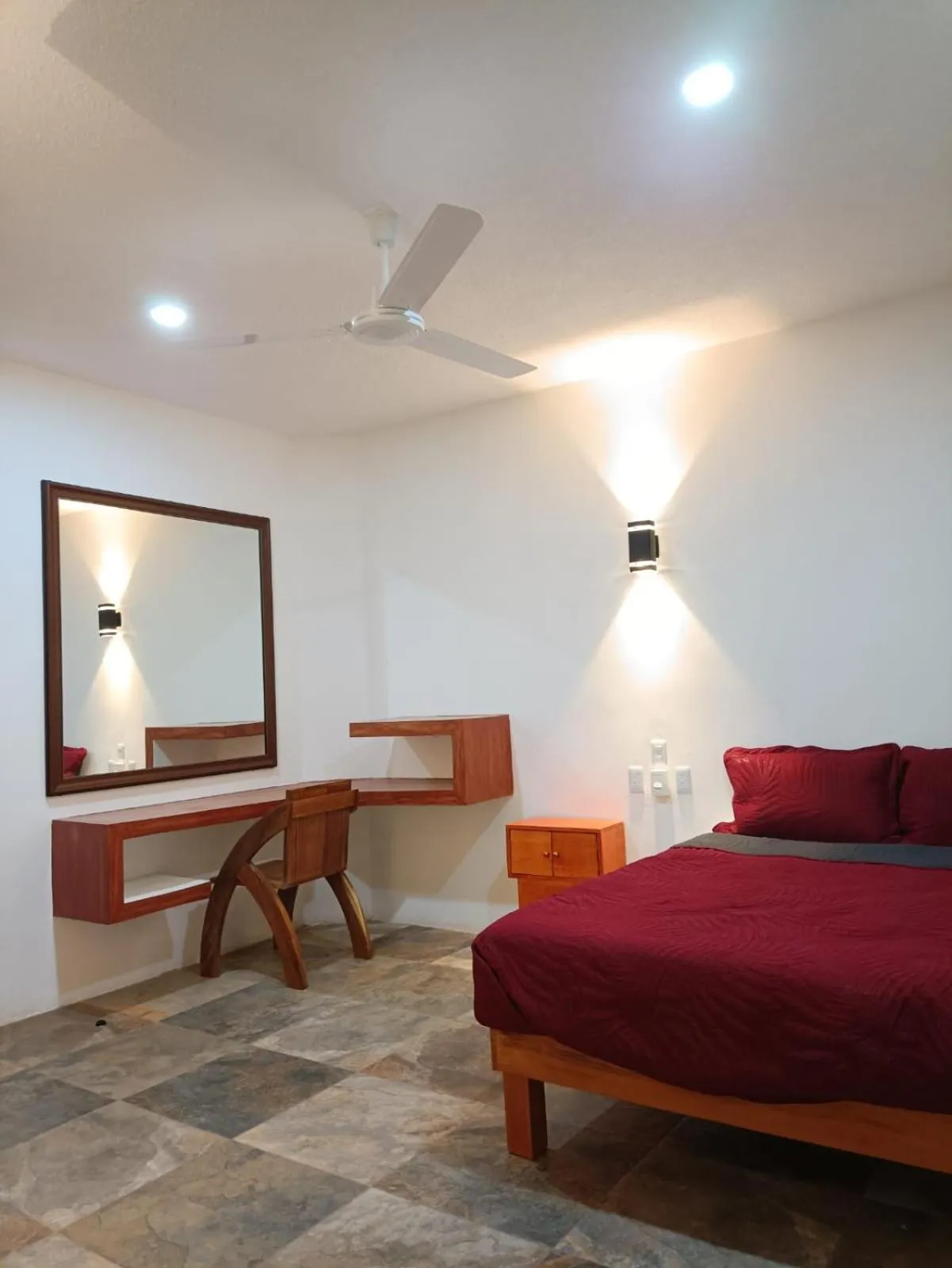 Bed in Hotel Axolotl