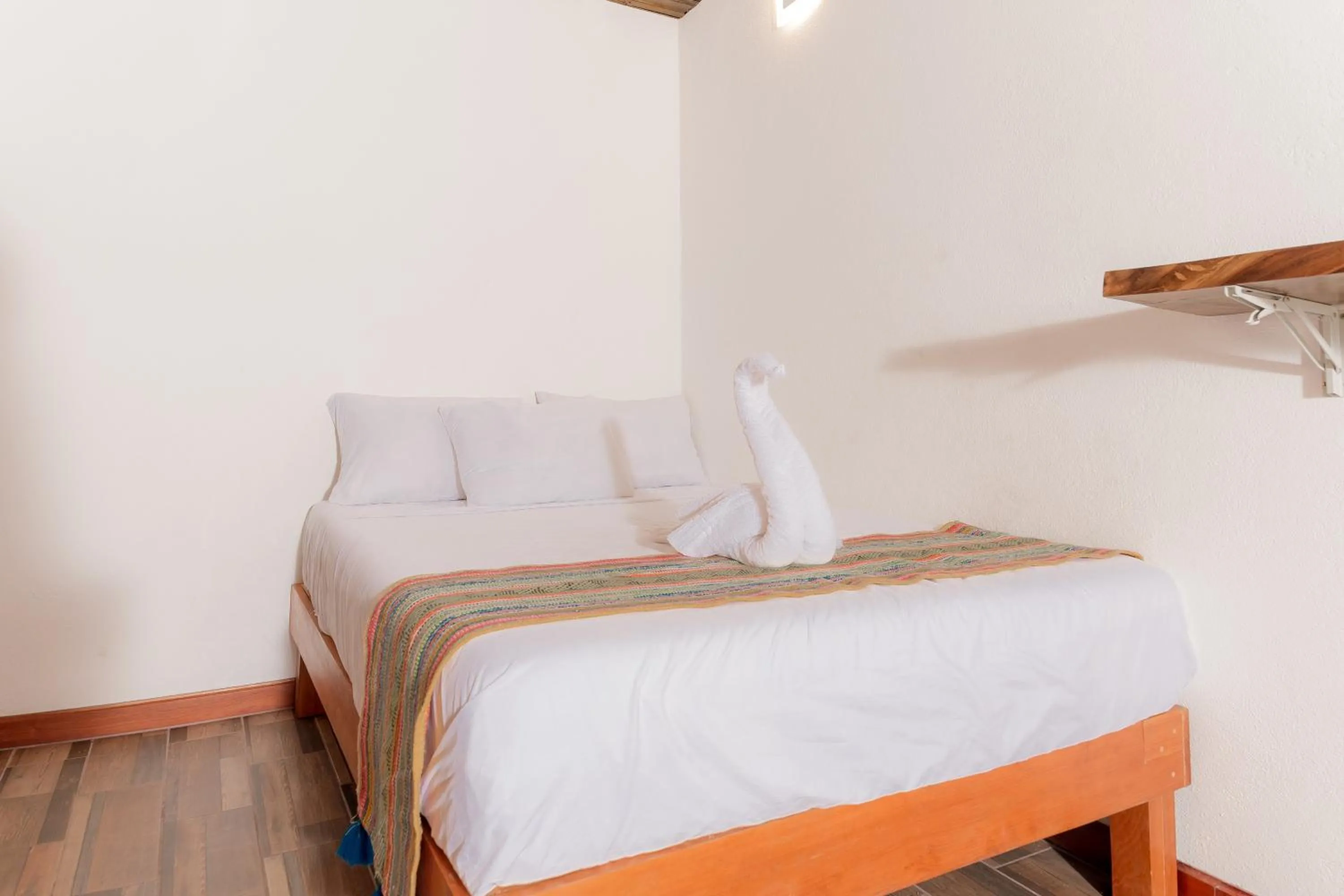 Bed in Hotel Axolotl