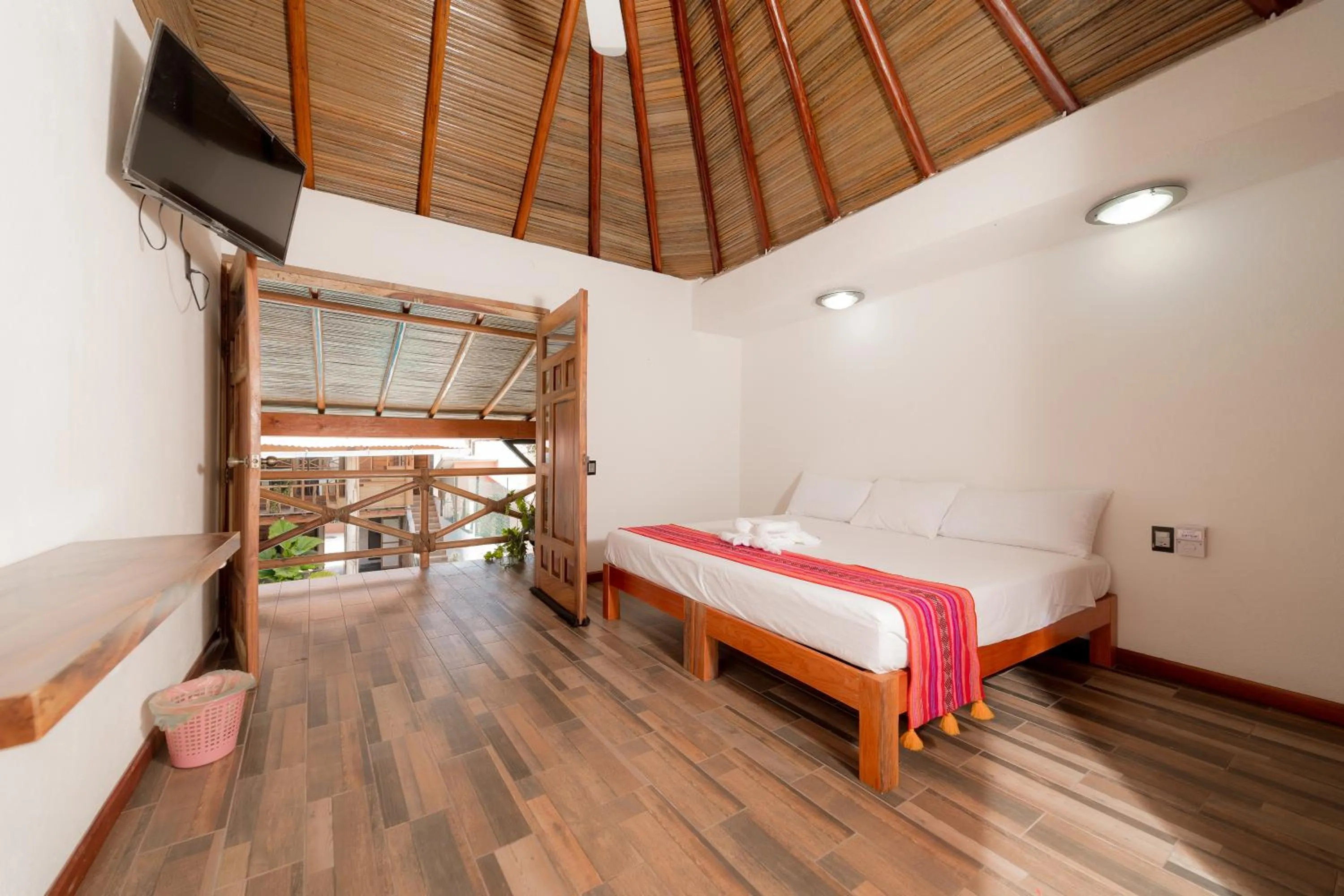 Bed in Hotel Axolotl