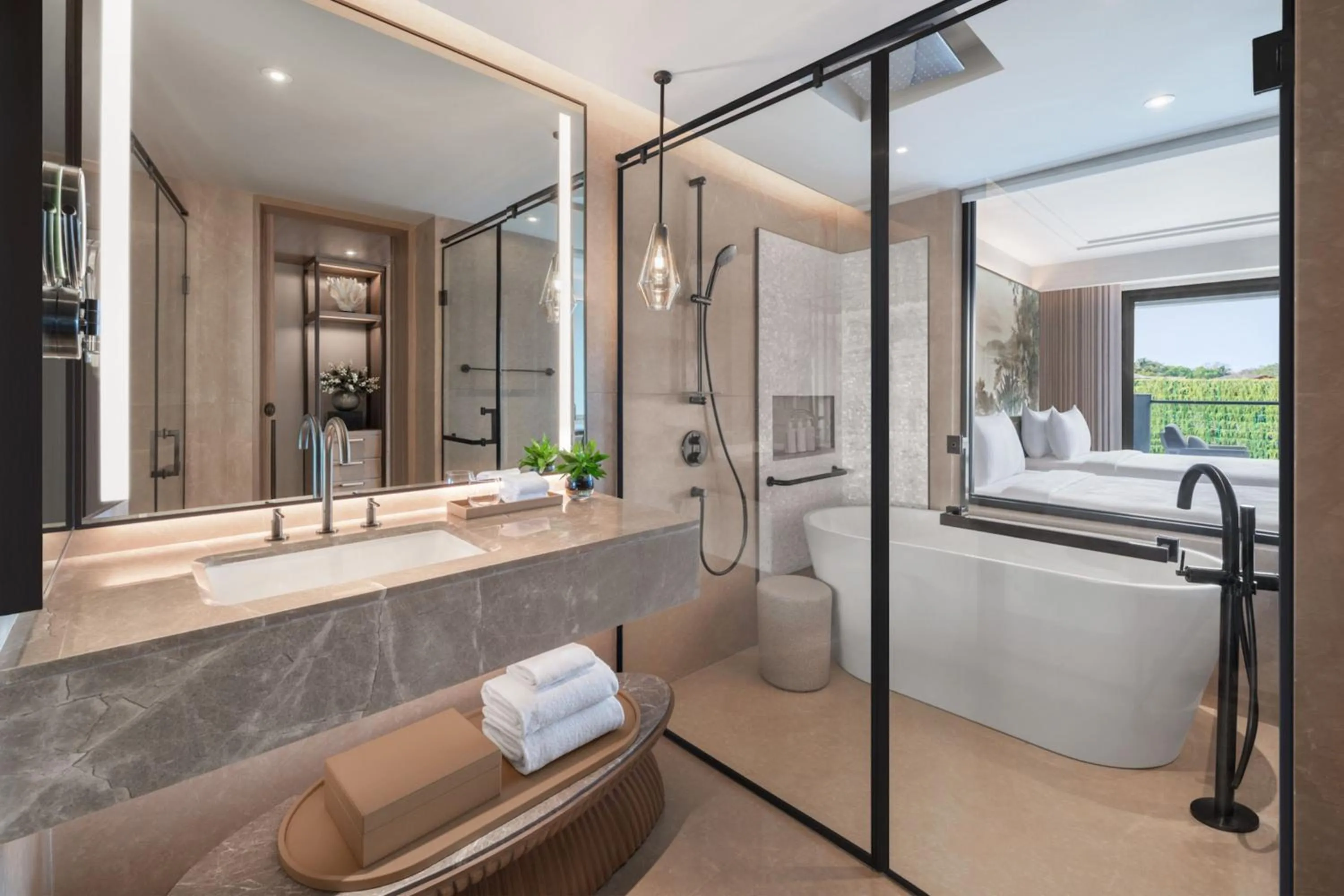 Bathroom in JW Marriott Goa