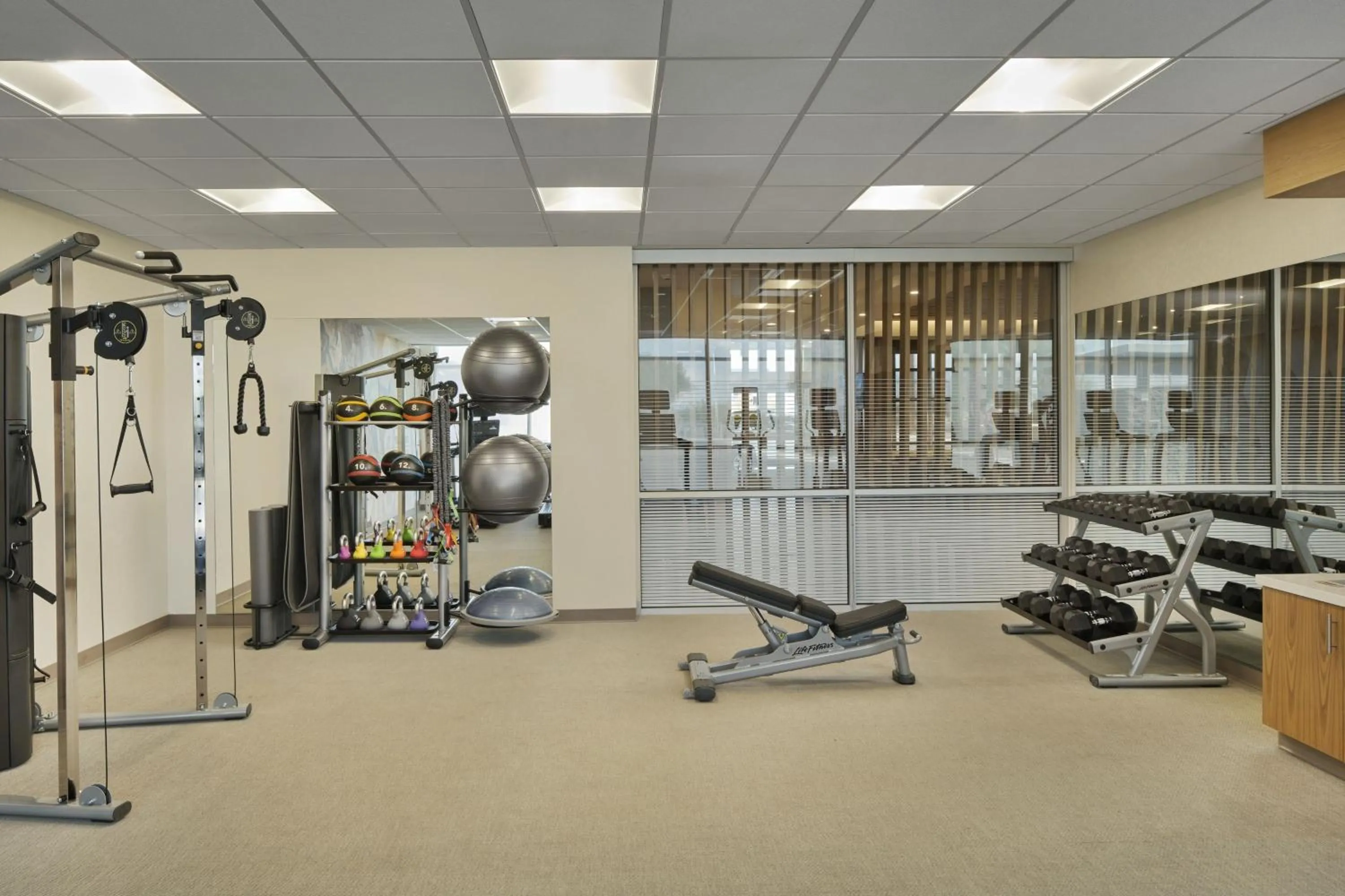 Fitness centre/facilities in SpringHill Suites by Marriott Las Vegas Airport