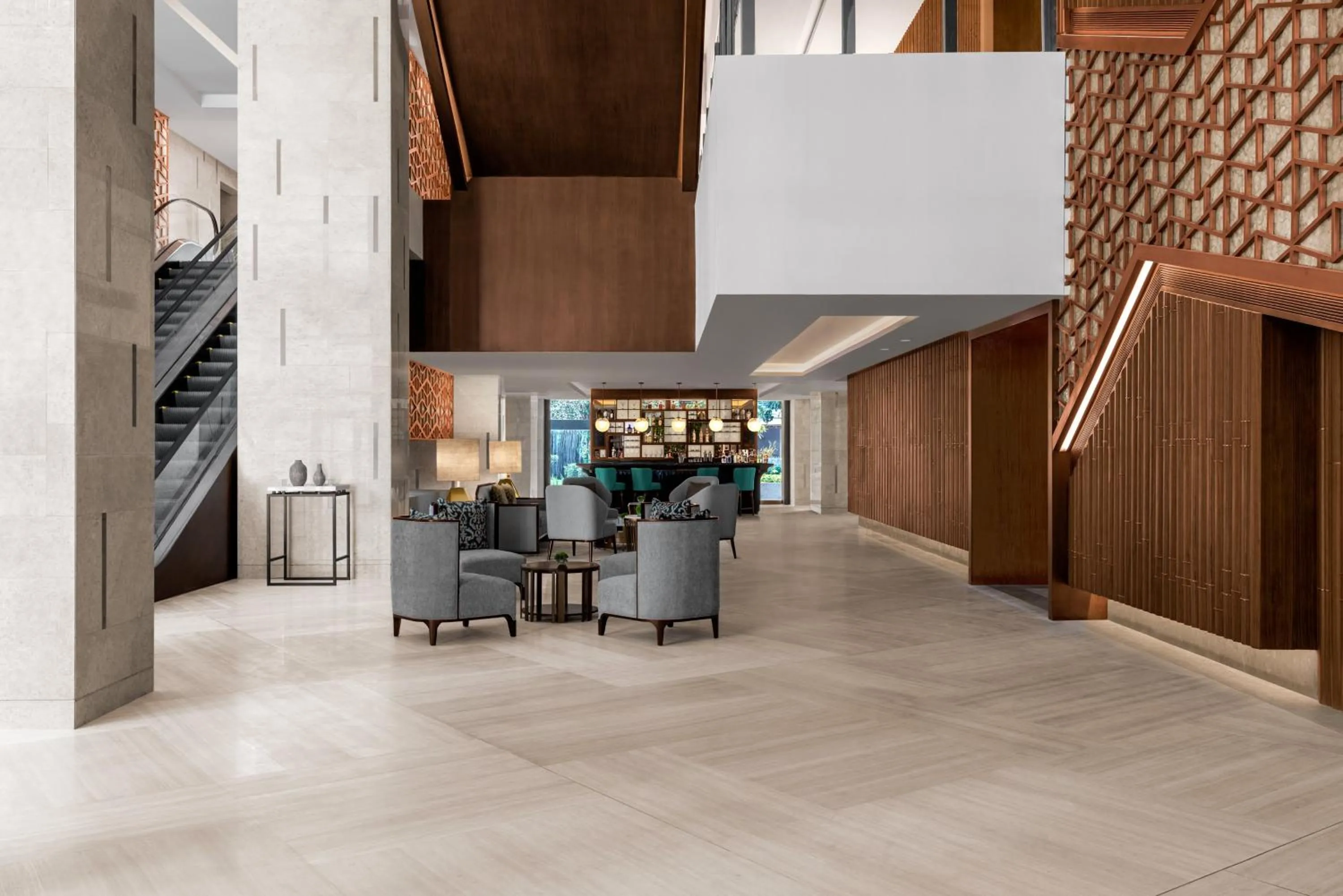 Lounge or bar in The Westin Manila