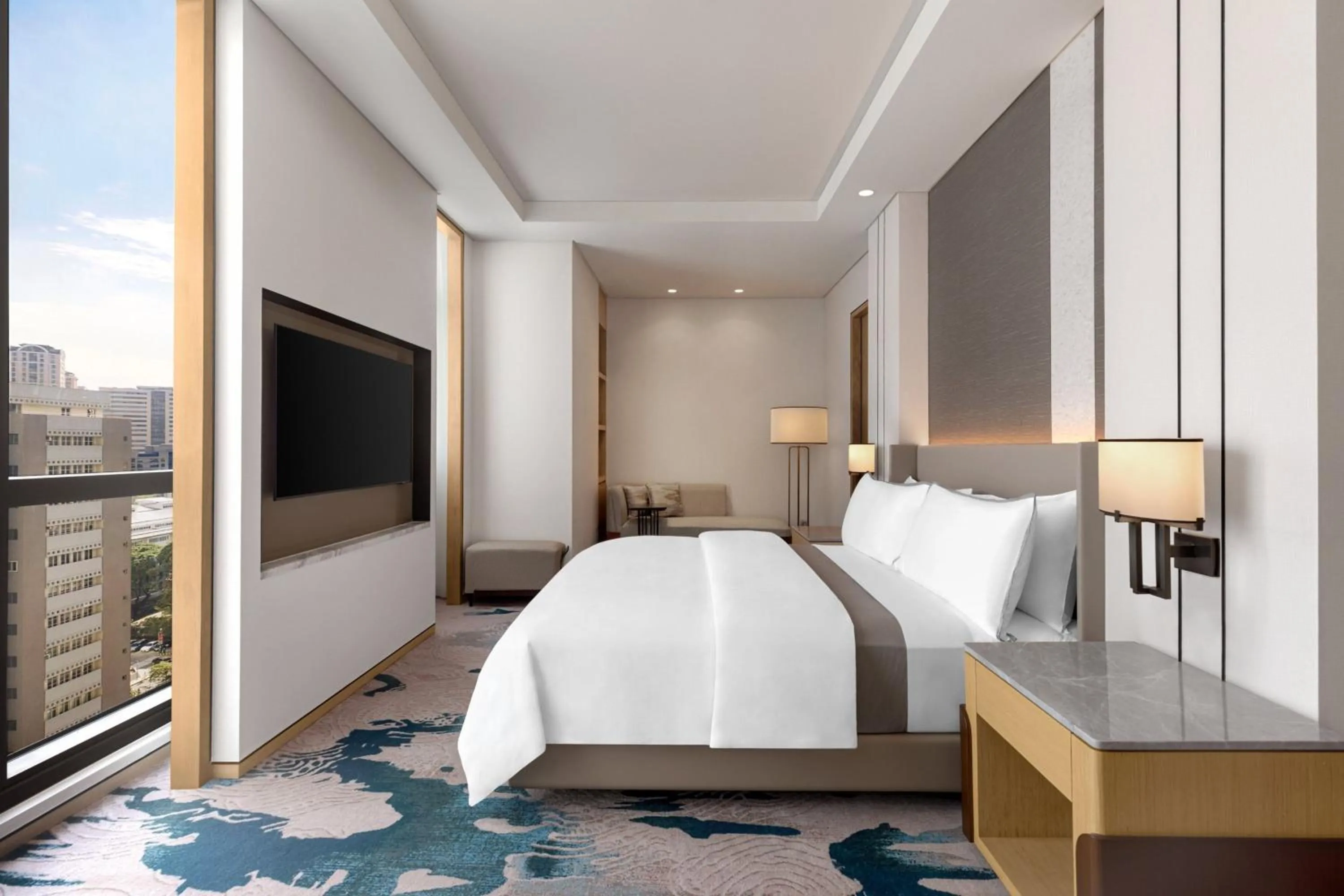 Photo of the whole room, Bed in The Westin Manila