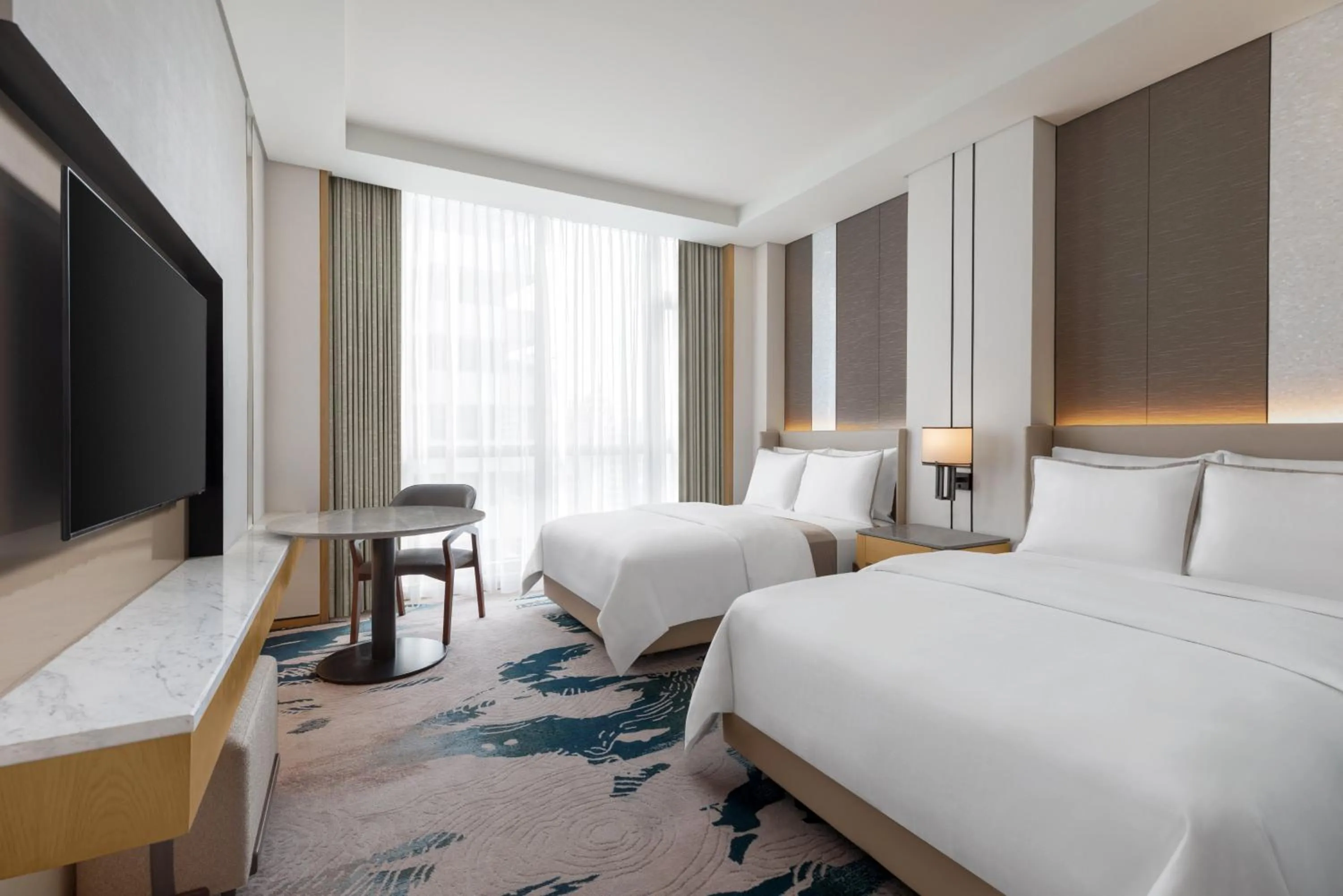 Bed in The Westin Manila