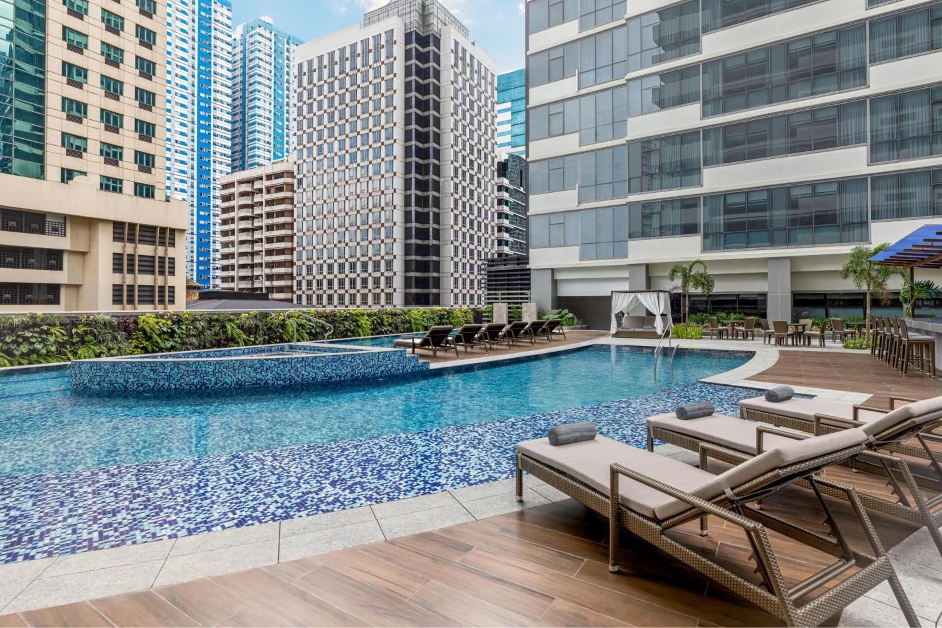 Swimming pool in The Westin Manila