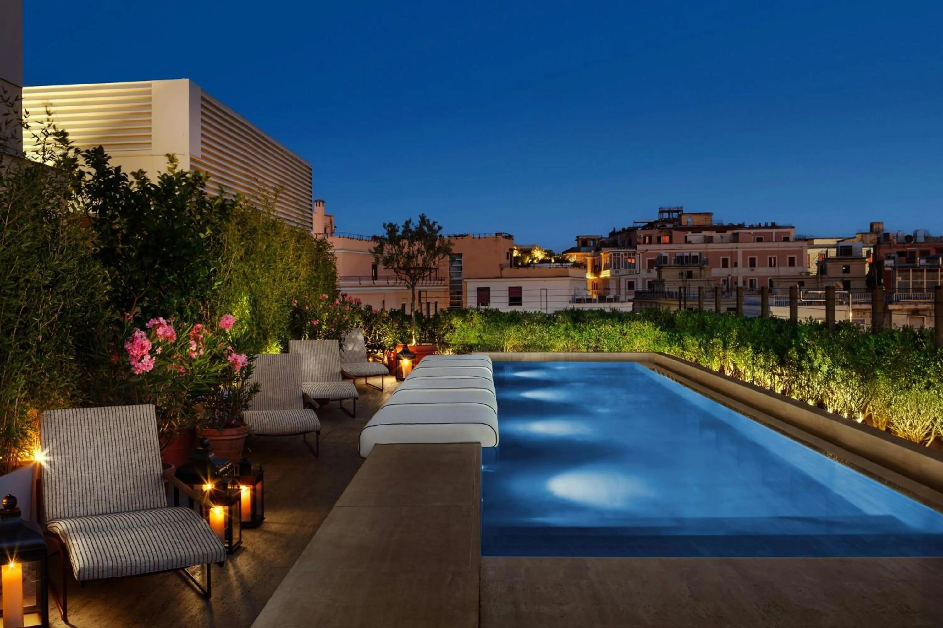 Swimming pool in The Rome EDITION