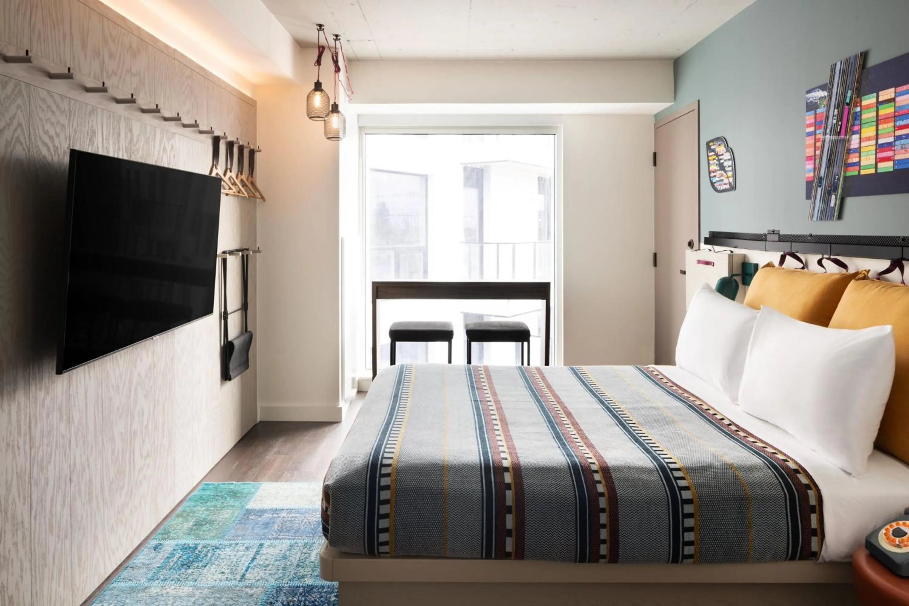 Photo of the whole room, Bed in Moxy Halifax Downtown