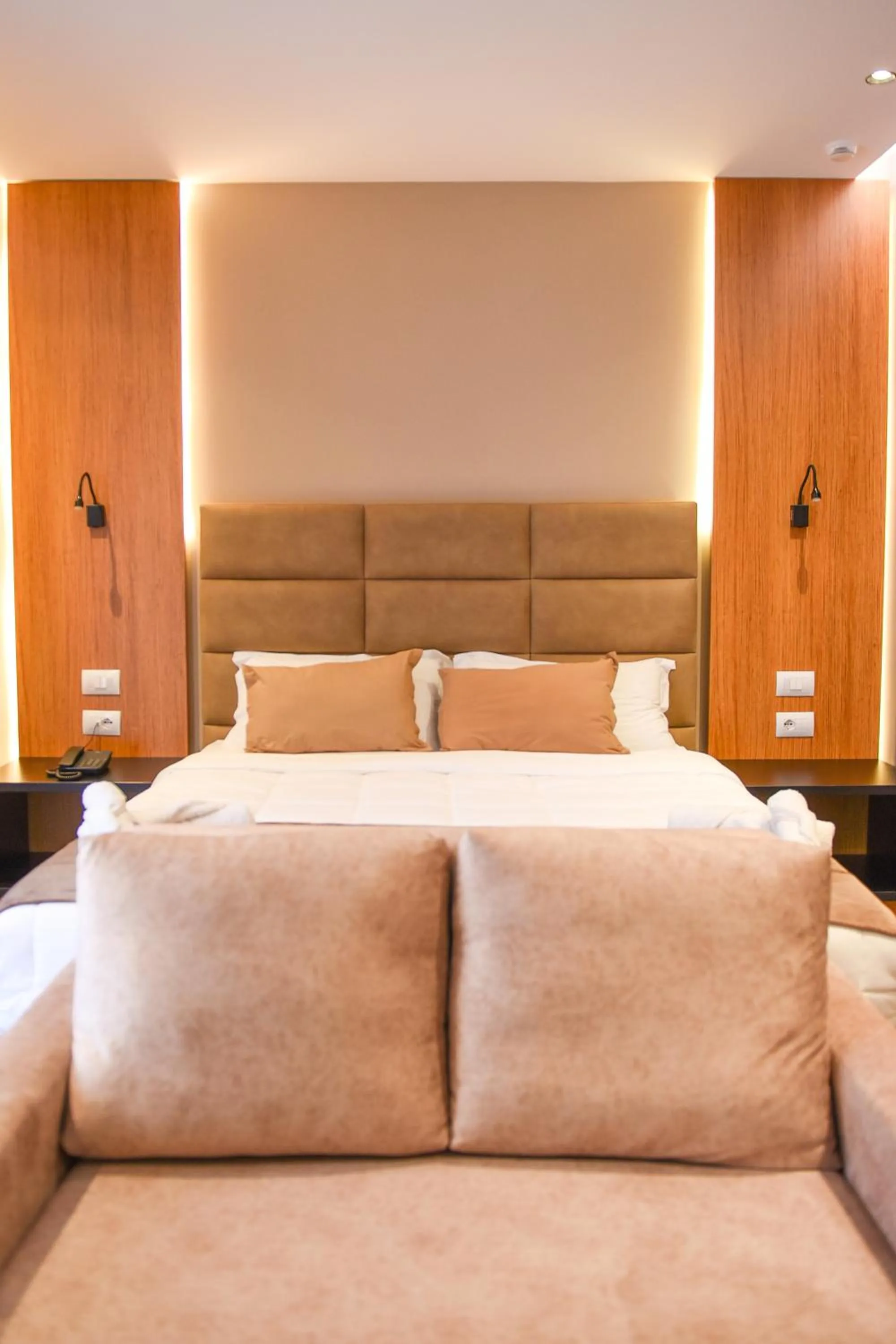 Bed in Padel Olivia's Hill Resort