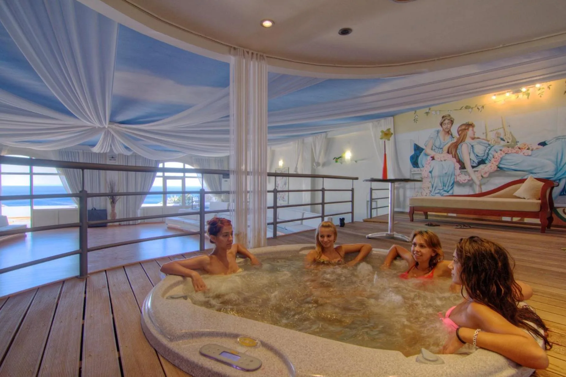 Hot Tub in Kalypso Cretan Village Resort & Spa
