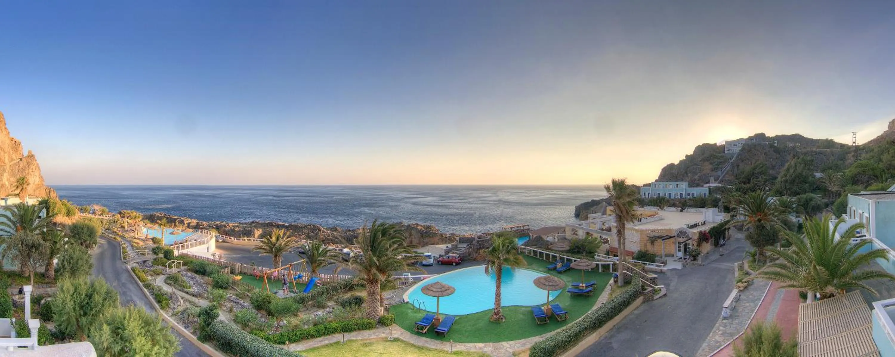 Bird's eye view in Kalypso Cretan Village Resort & Spa