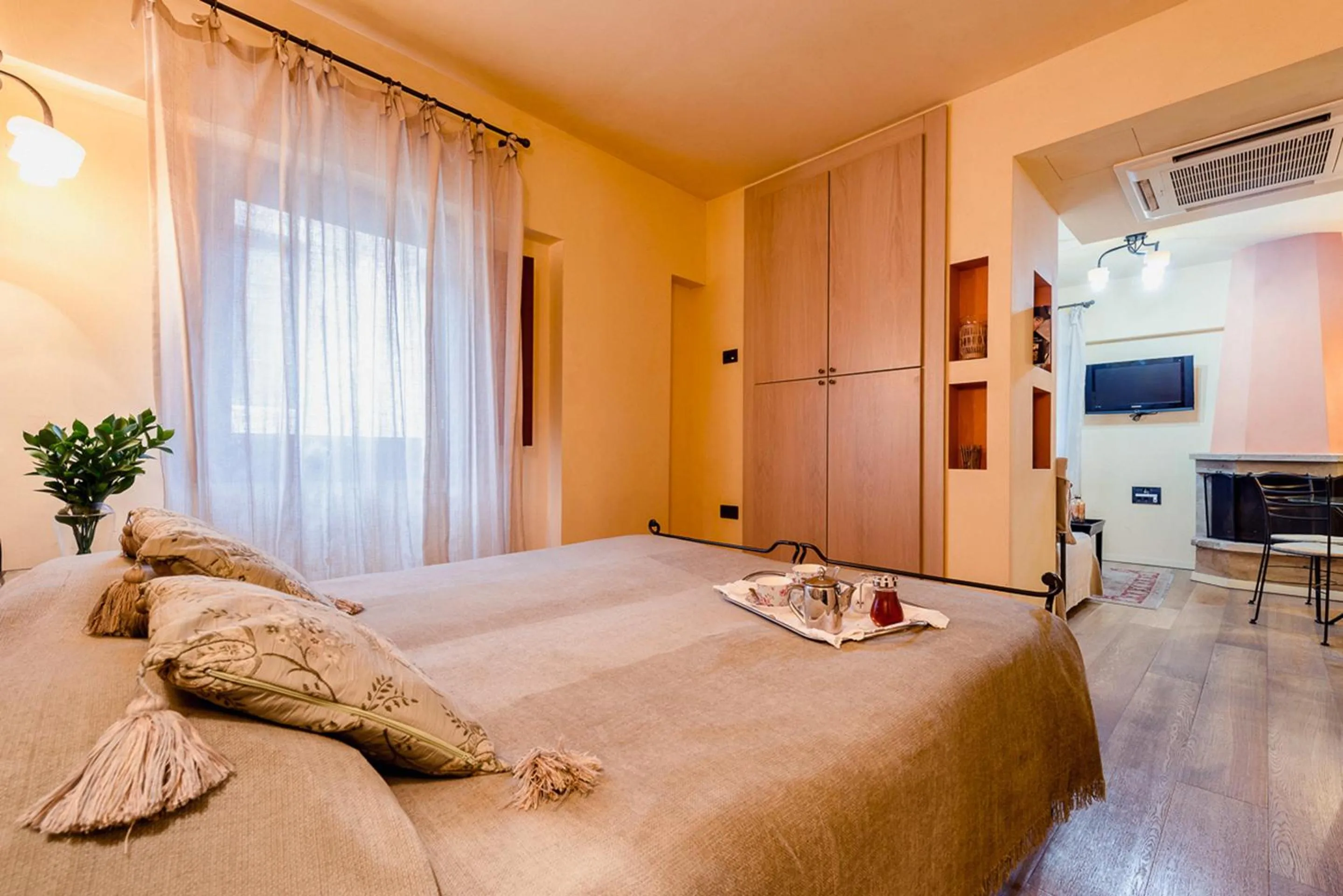 Bed in Avalon Boutique Hotel Rhodes