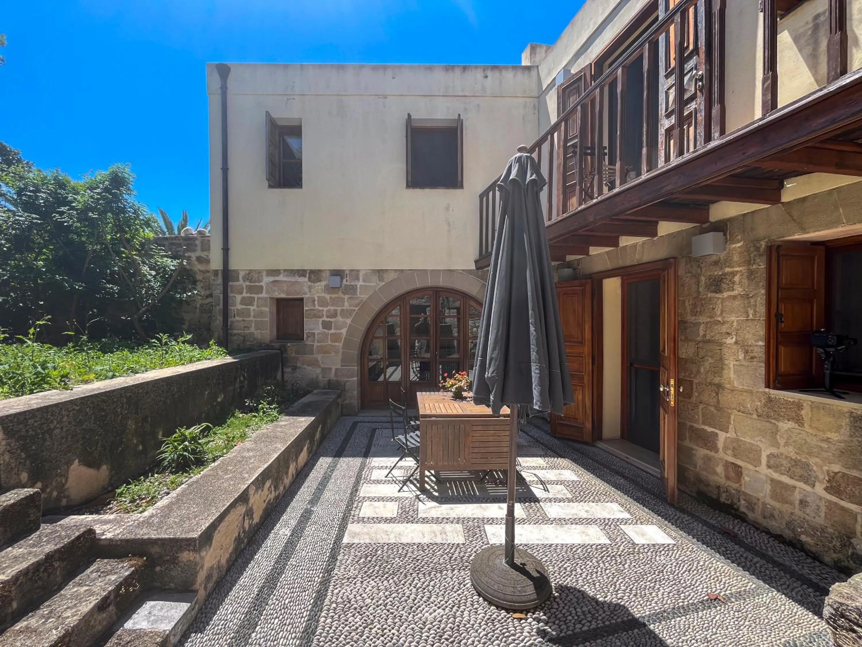 Patio in Avalon Boutique Hotel Rhodes