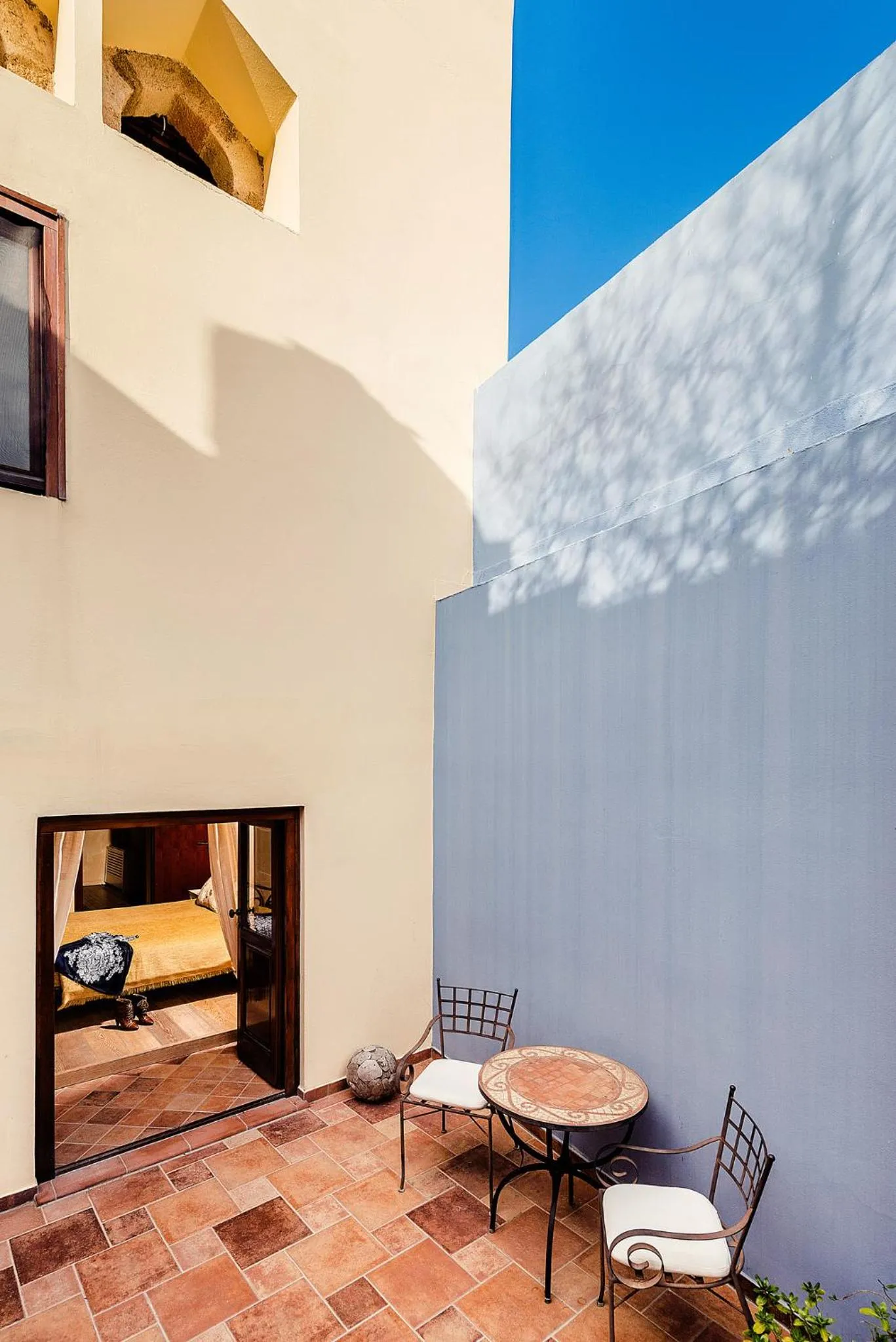 Patio in Avalon Boutique Hotel Rhodes