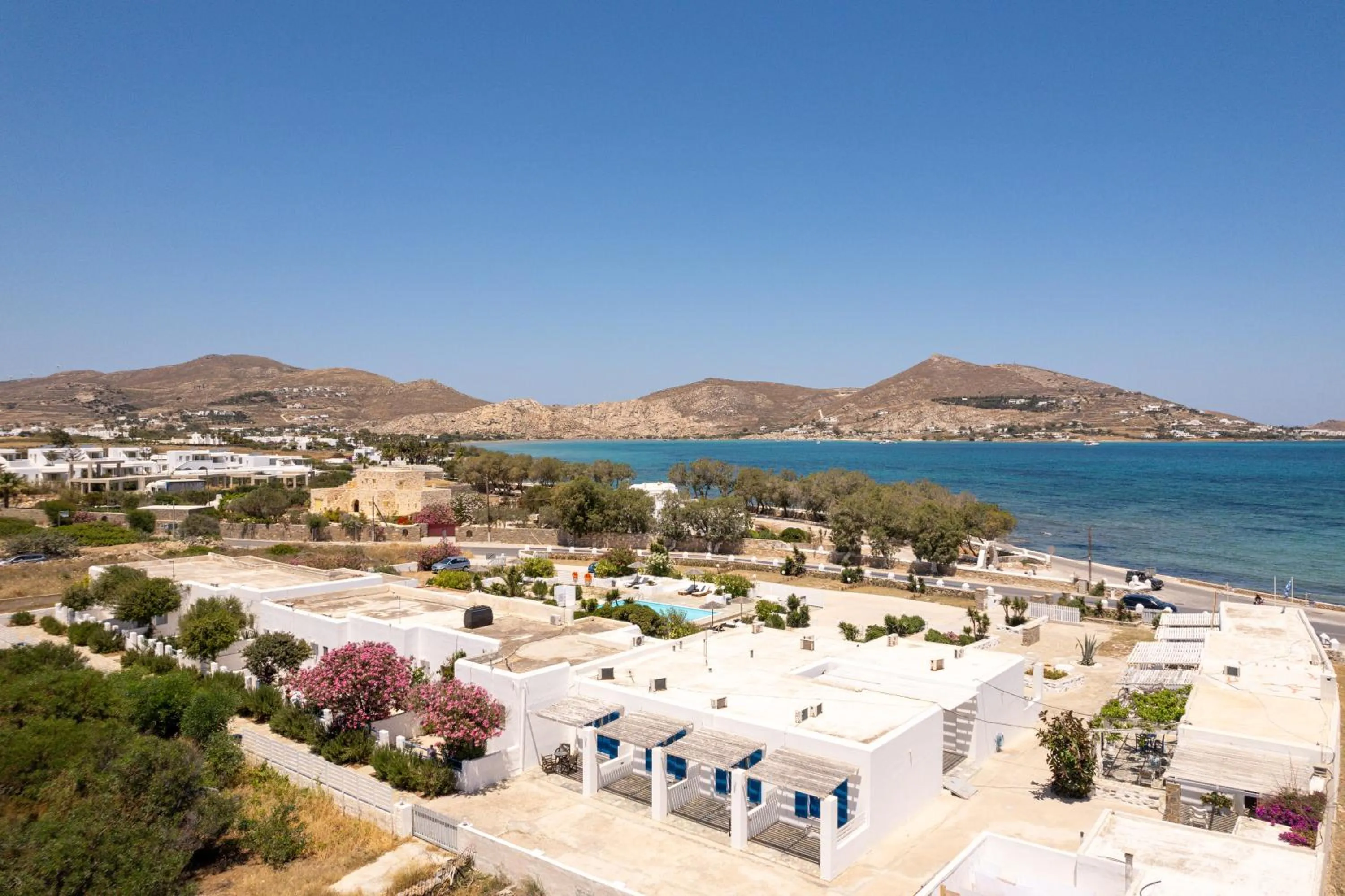 Property building in Naoussa Hotel Paros by Booking Kottas