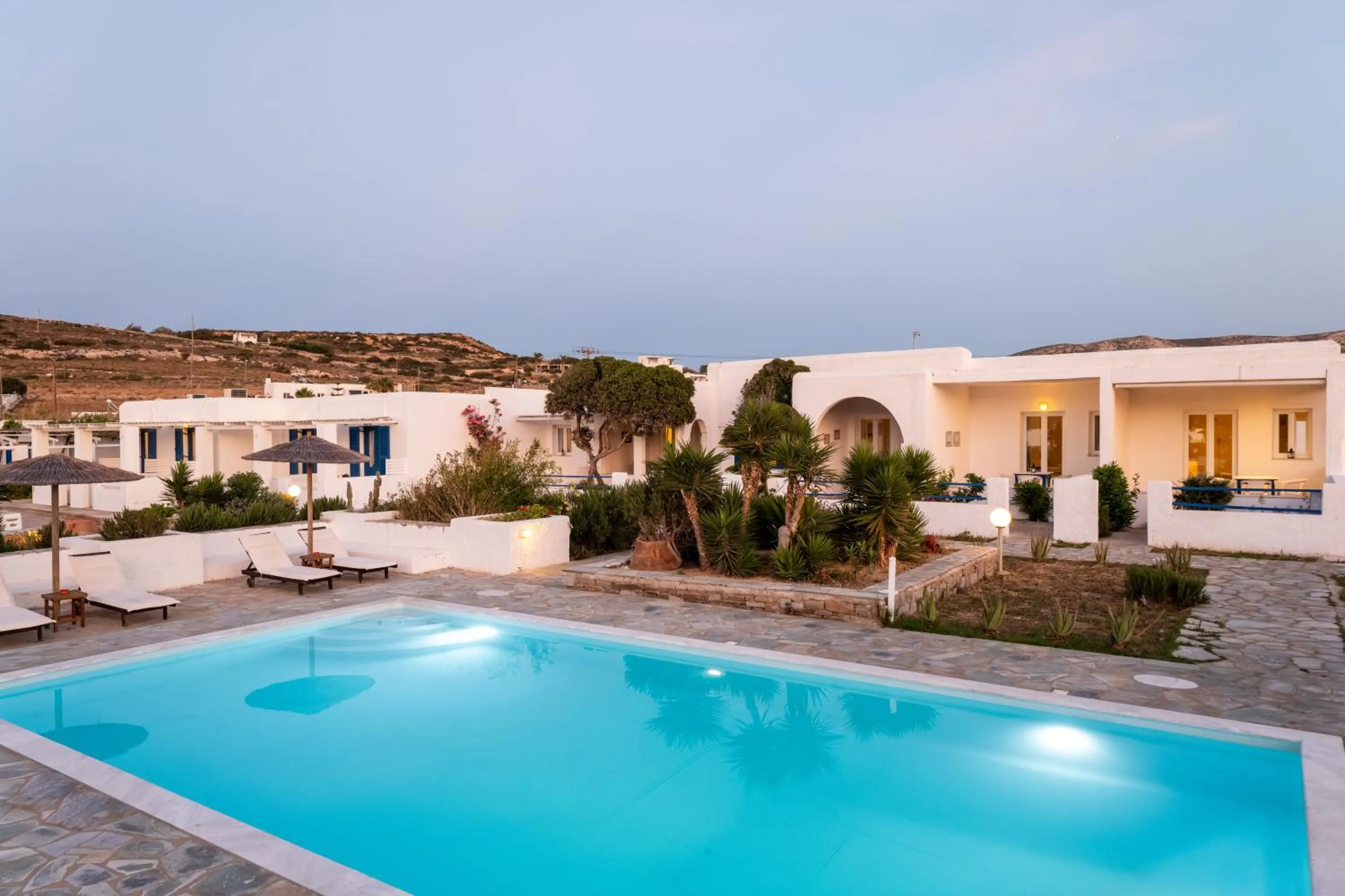Property building in Naoussa Hotel Paros by Booking Kottas
