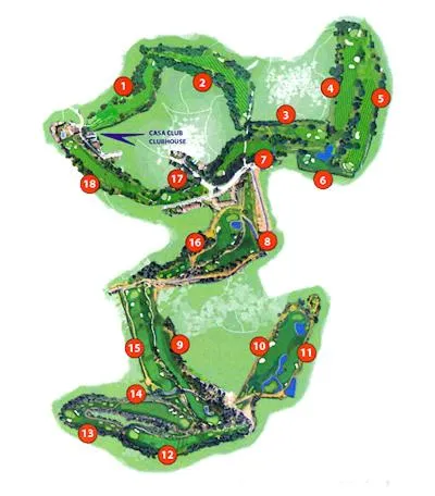 Golfcourse in Silken Platja d'Aro