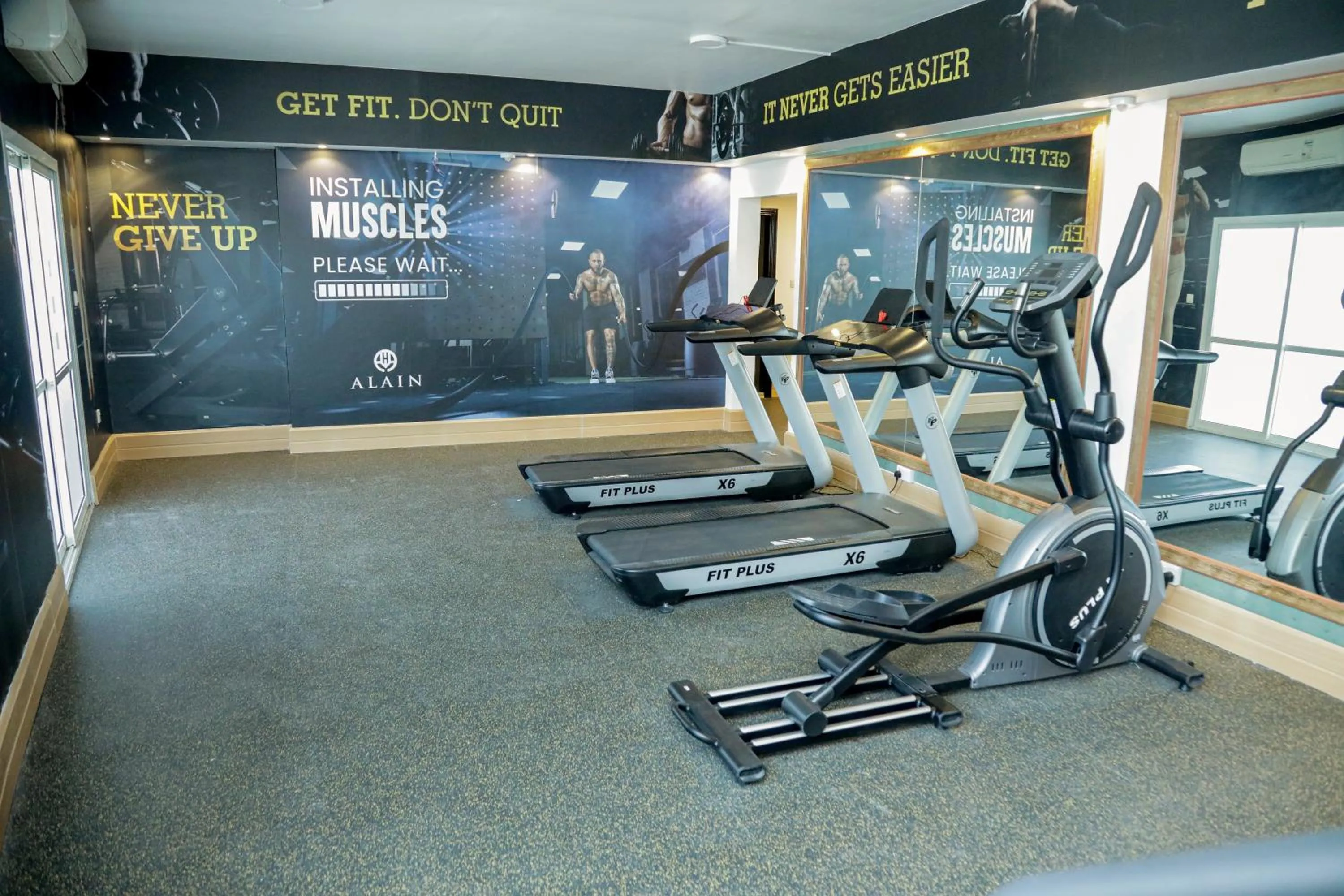 Fitness centre/facilities in Alain Hotel Apartments Ajman