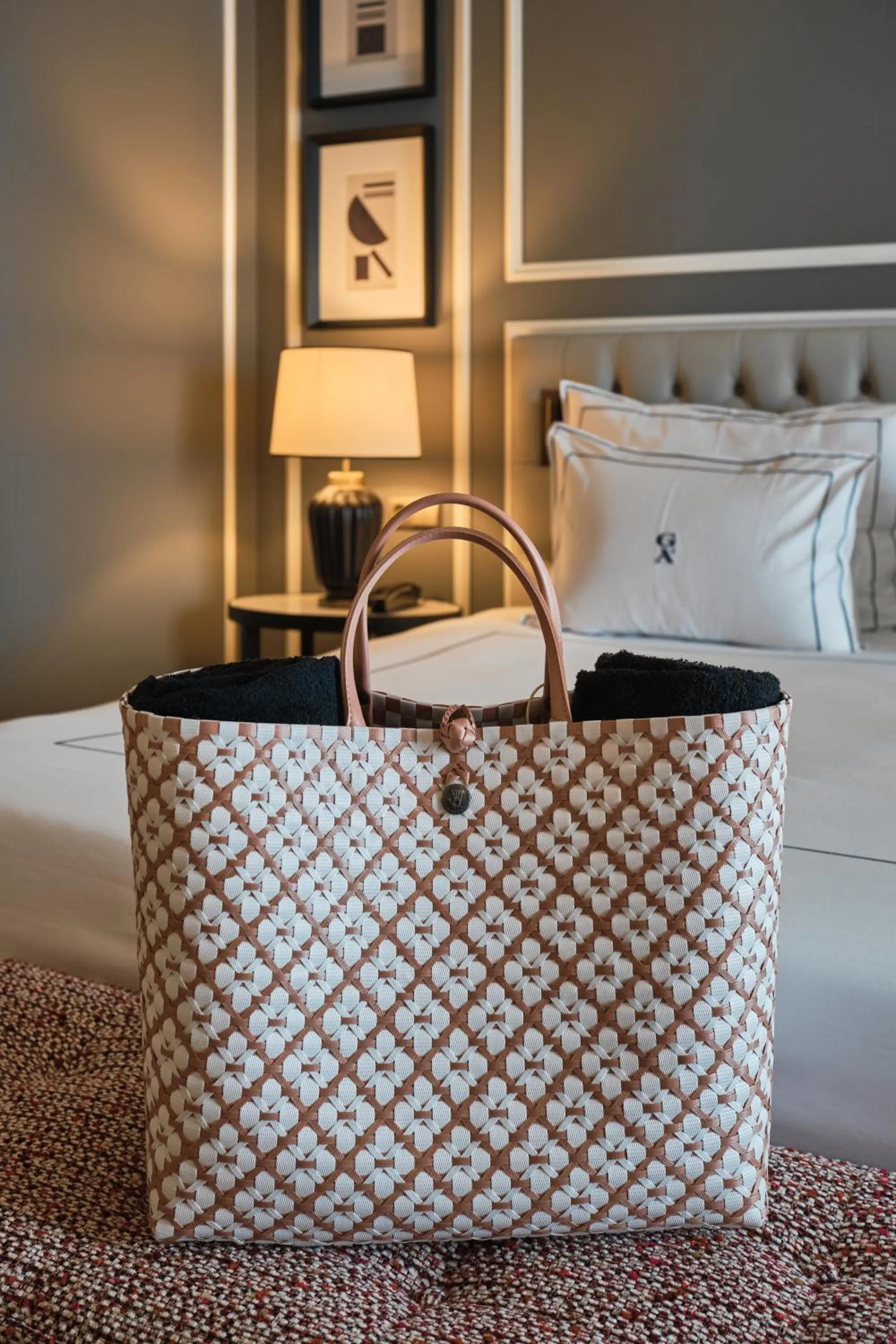 Decorative detail, Bed in GA Palace Hotel & Spa, a XIXth-Century Villa
